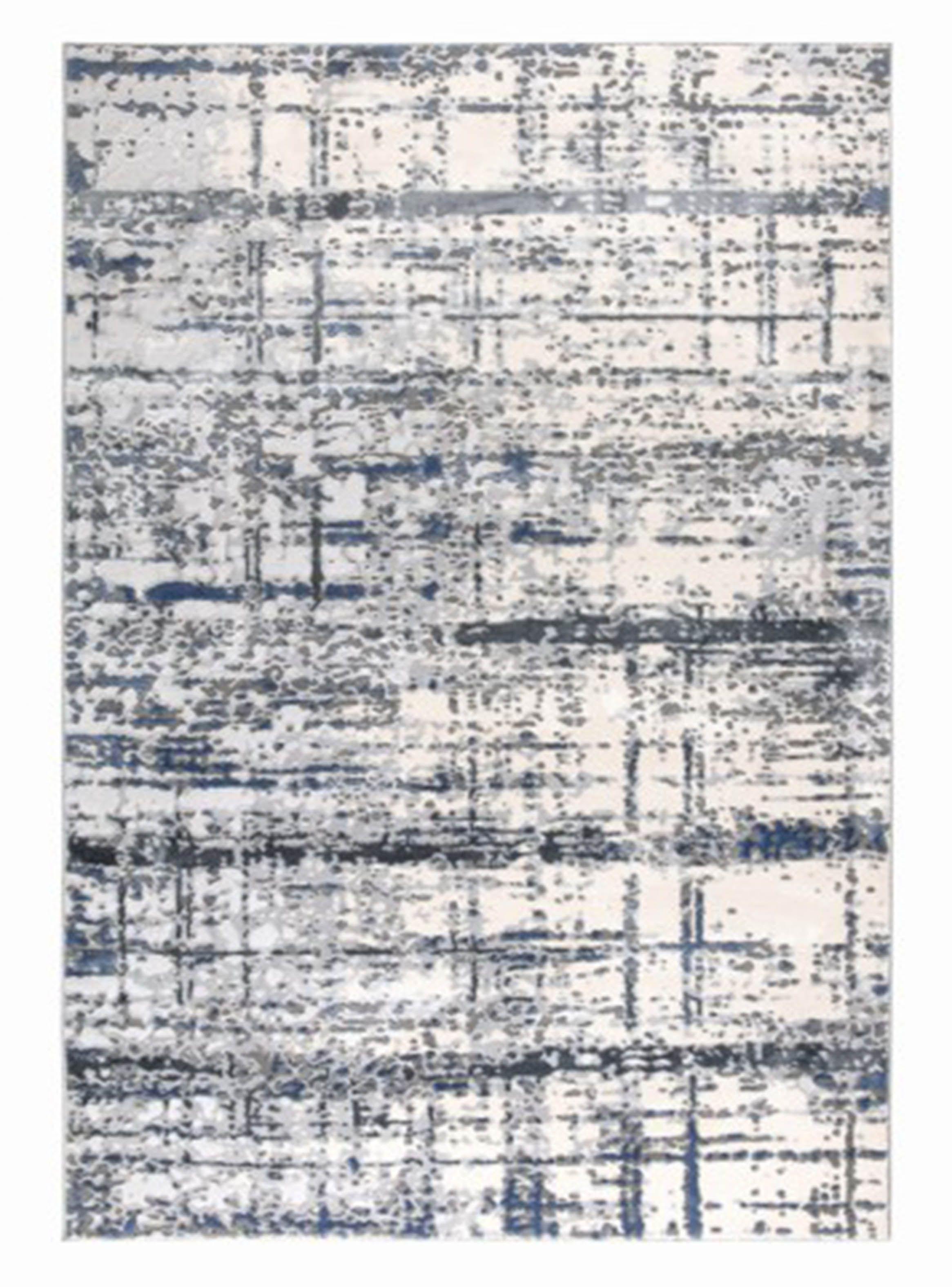 Alfombra 160 x 230 cm Babil Azul Texturas-0