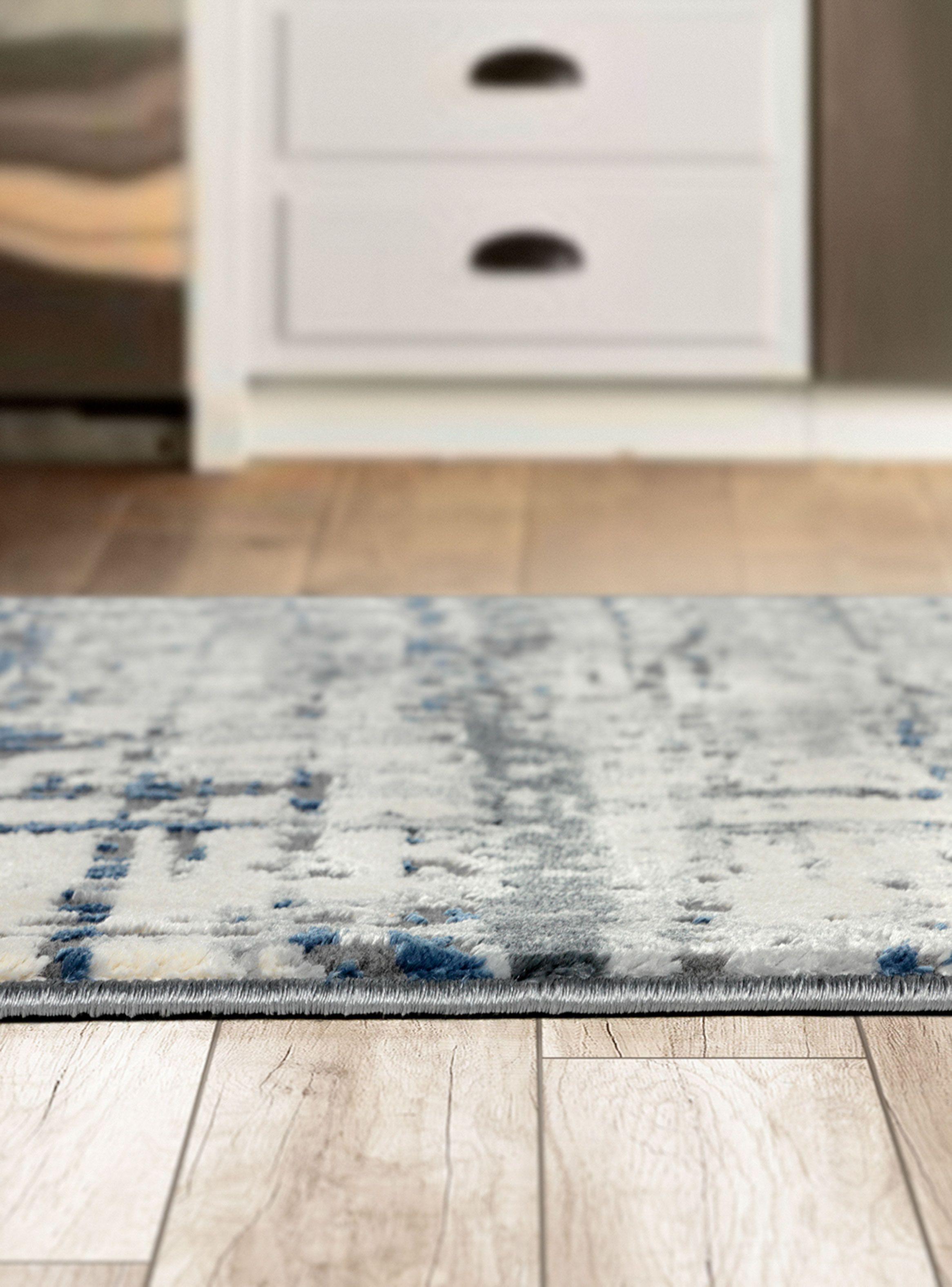Alfombra de Pasillo 70 x 230 cm Babil Azul-4