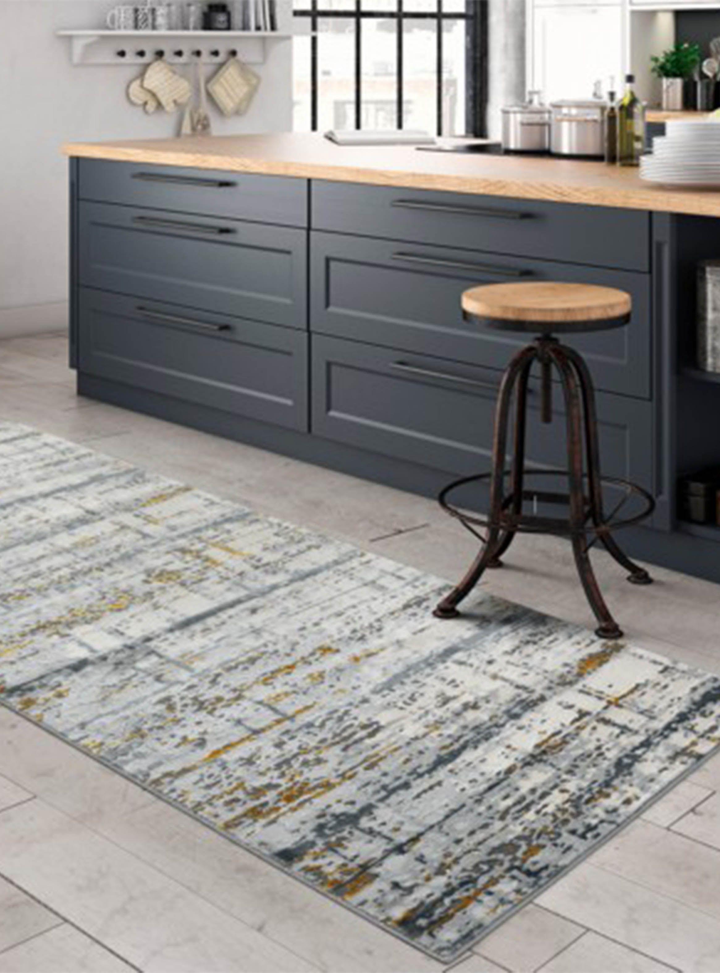 Alfombra de Pasillo 70 x 230 cm Babil Dorado-5