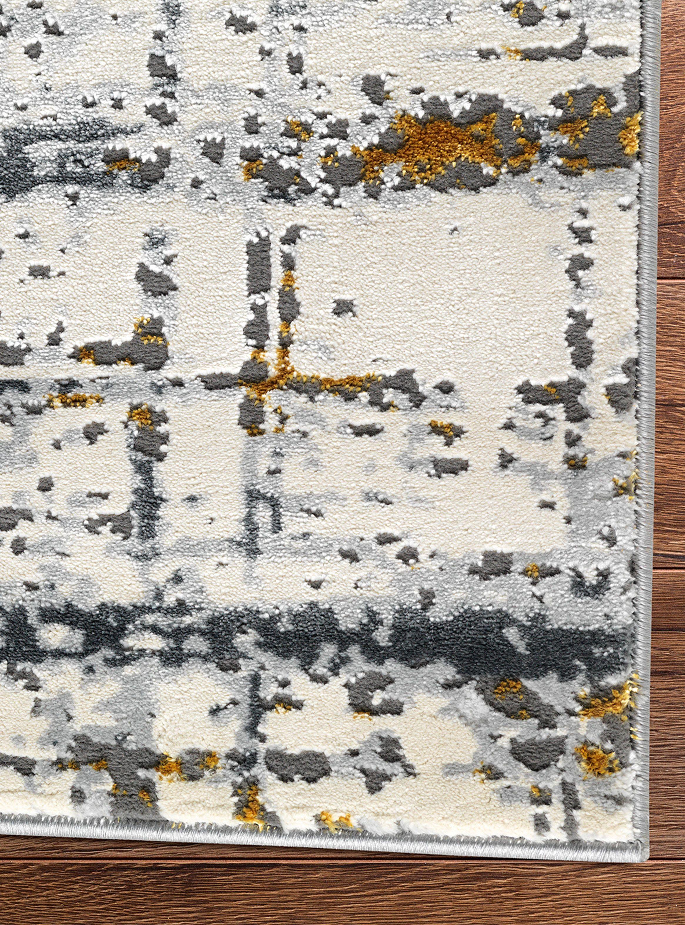 Alfombra de Pasillo 70 x 230 cm Babil Dorado-3