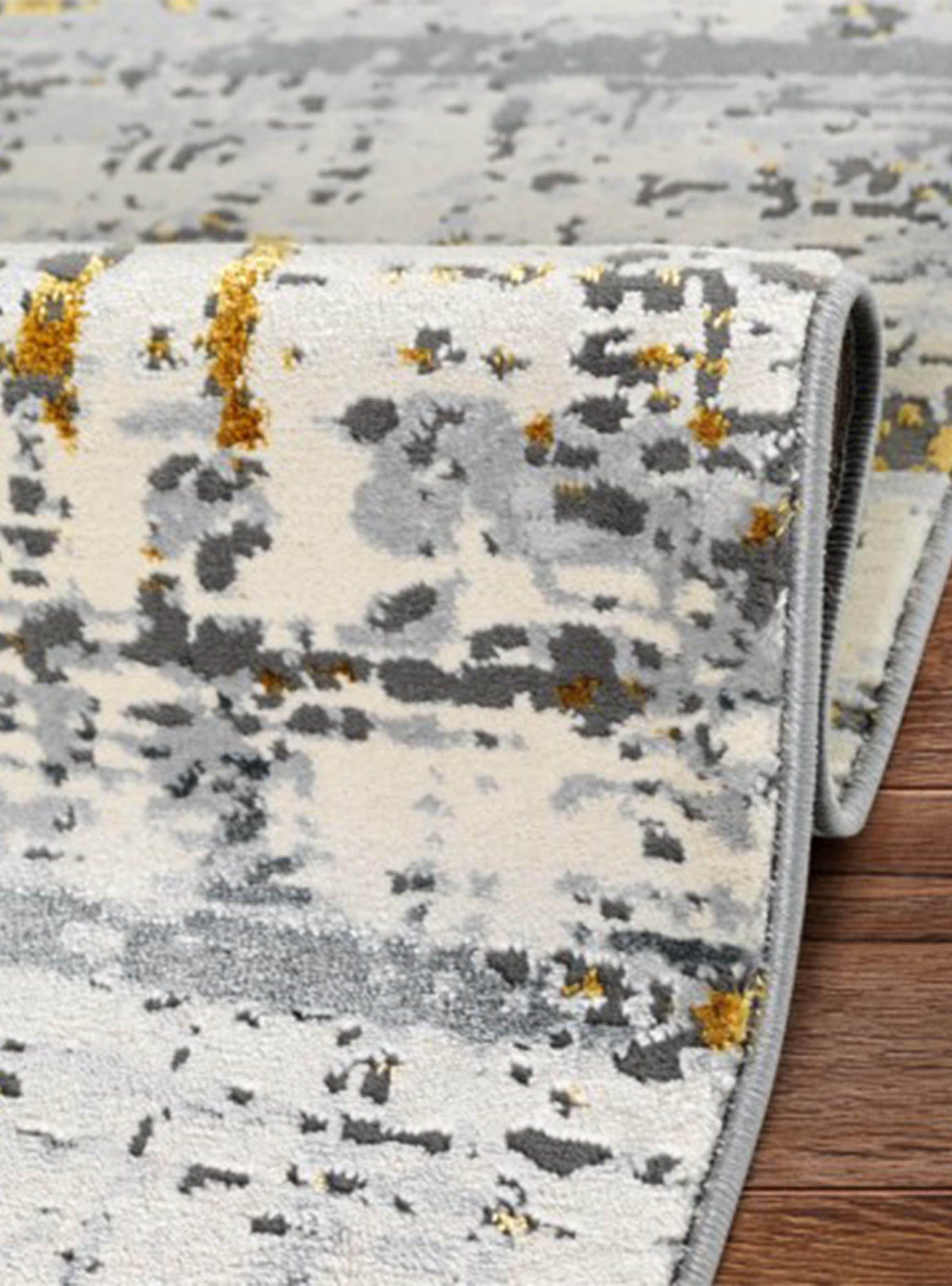 Alfombra de Pasillo 70 x 230 cm Babil Dorado-1