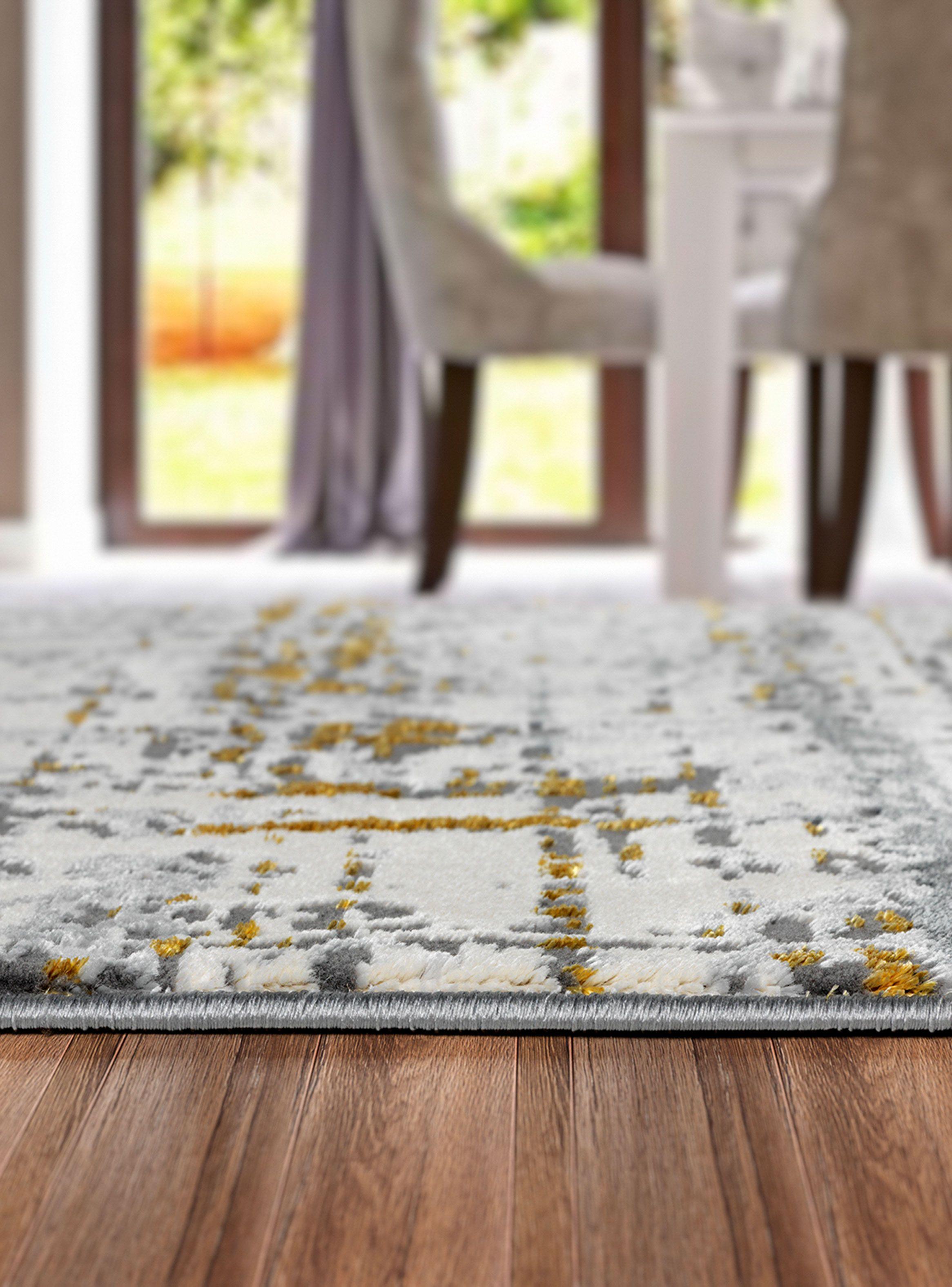 Alfombra de Pasillo 70 x 230 cm Babil Dorado-4