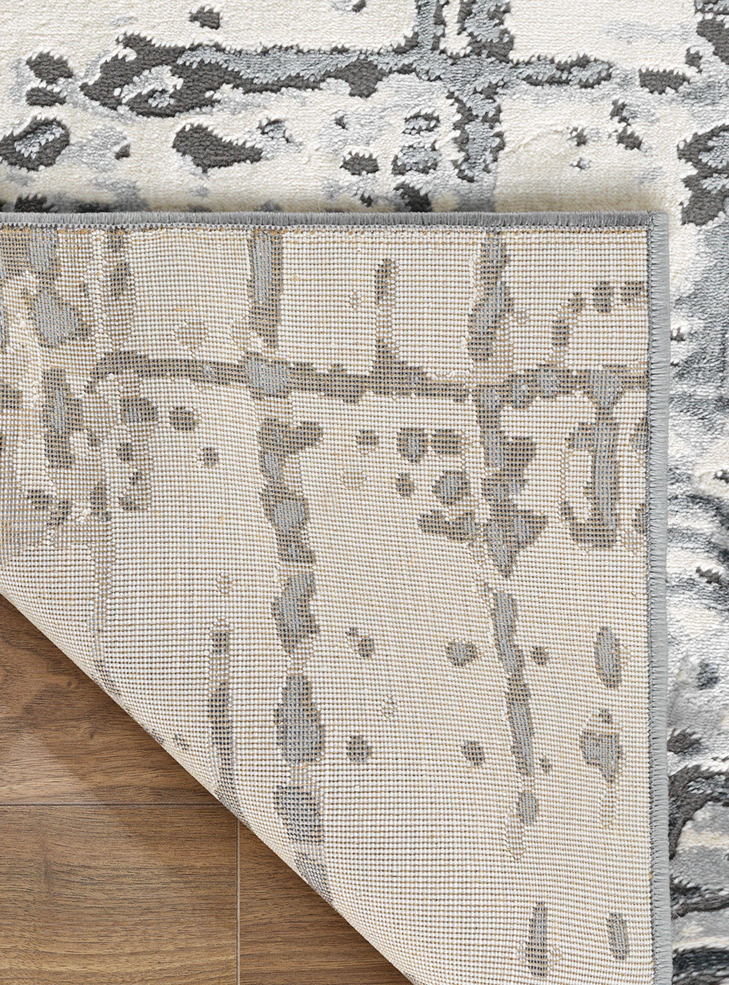 Alfombra 240 x 305 cm Babil Gris Texturas-2