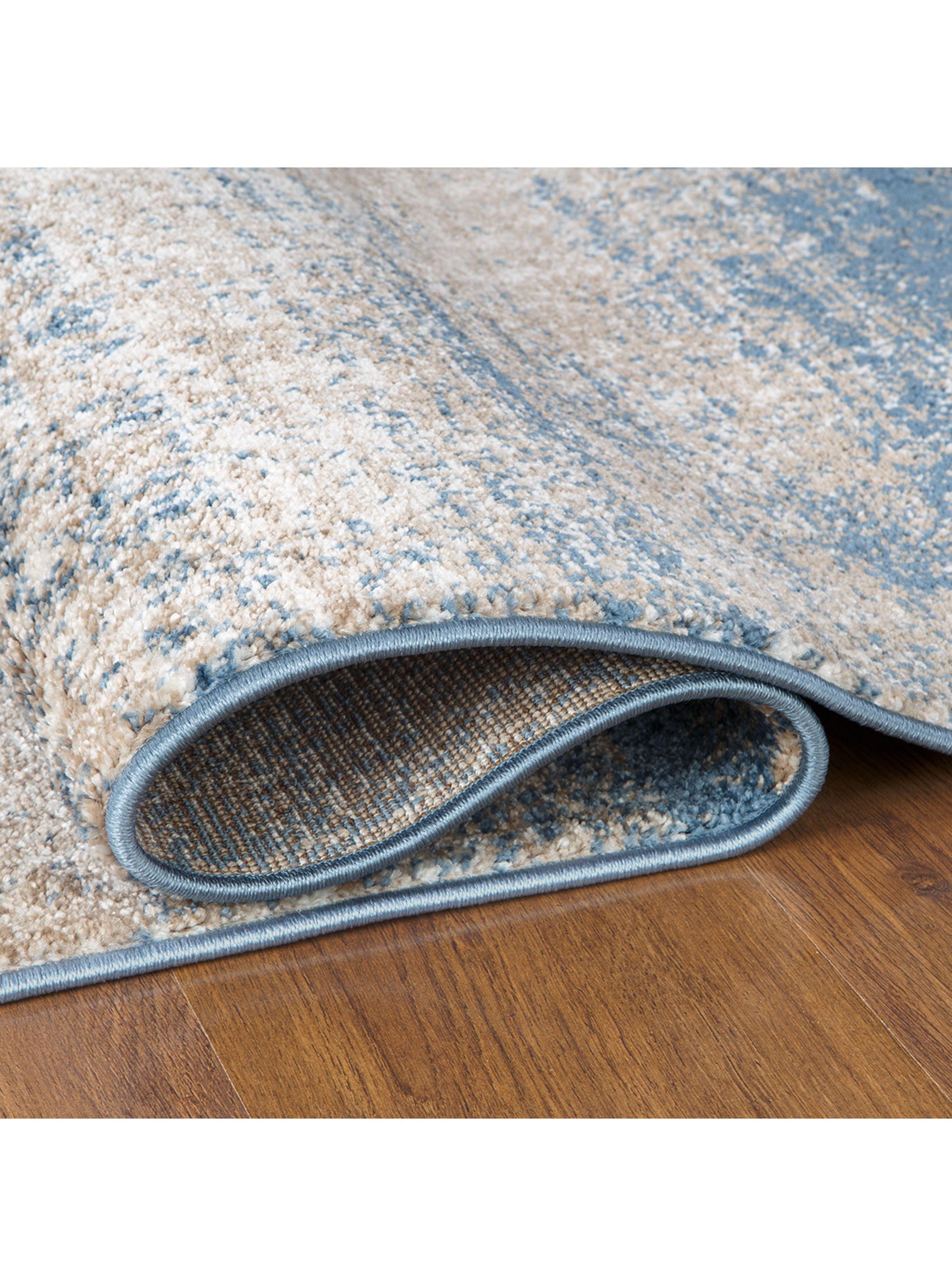 Alfombra Living-Comedor 240 x 305 cm Florida Azul Contraste-2