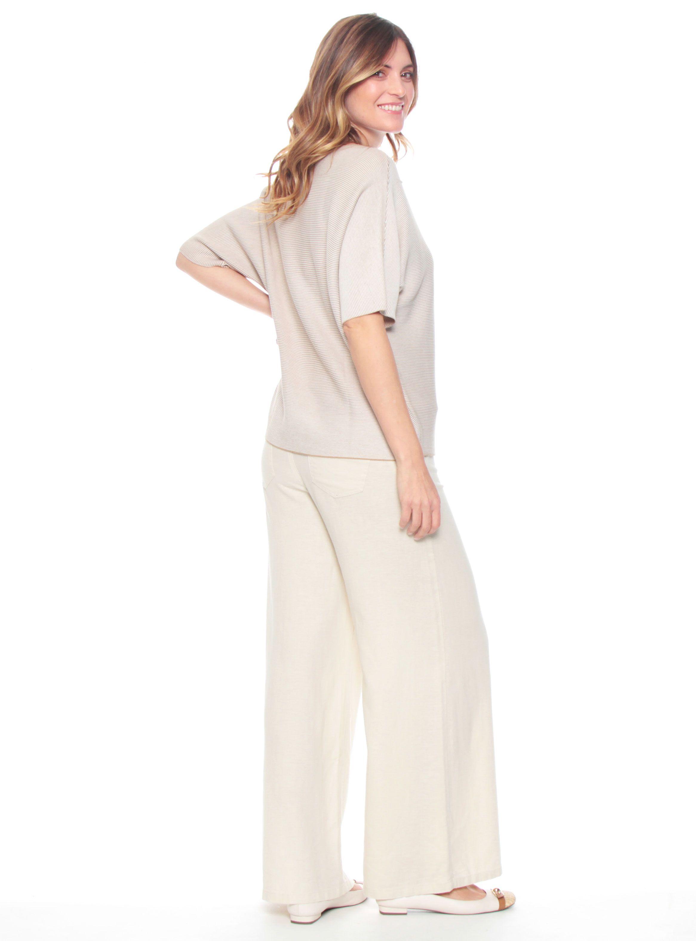 Sweater Manga Corta Escote Bote-4