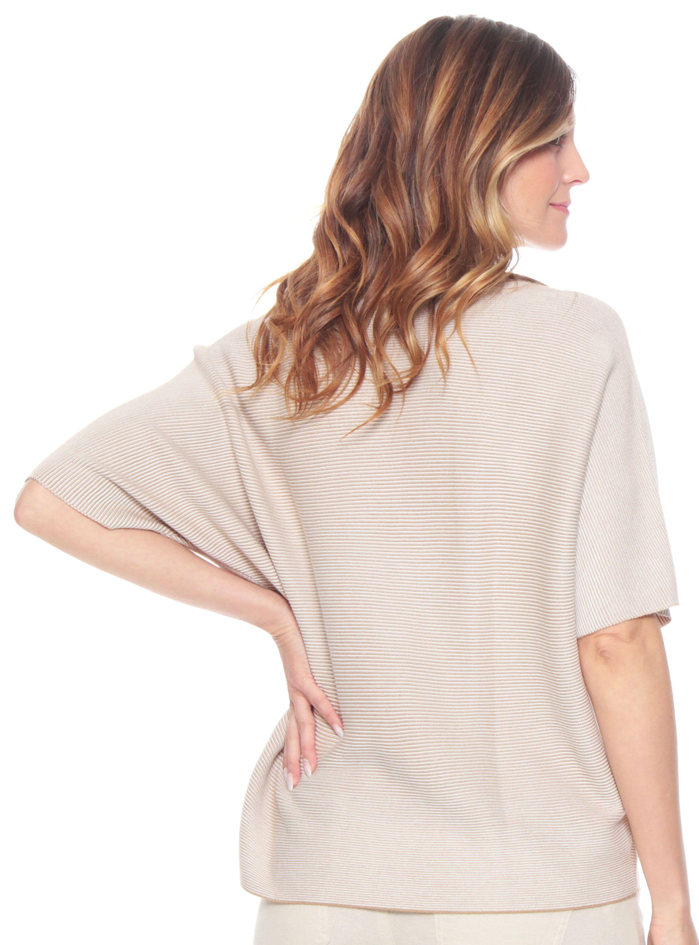 Sweater Manga Corta Escote Bote-1