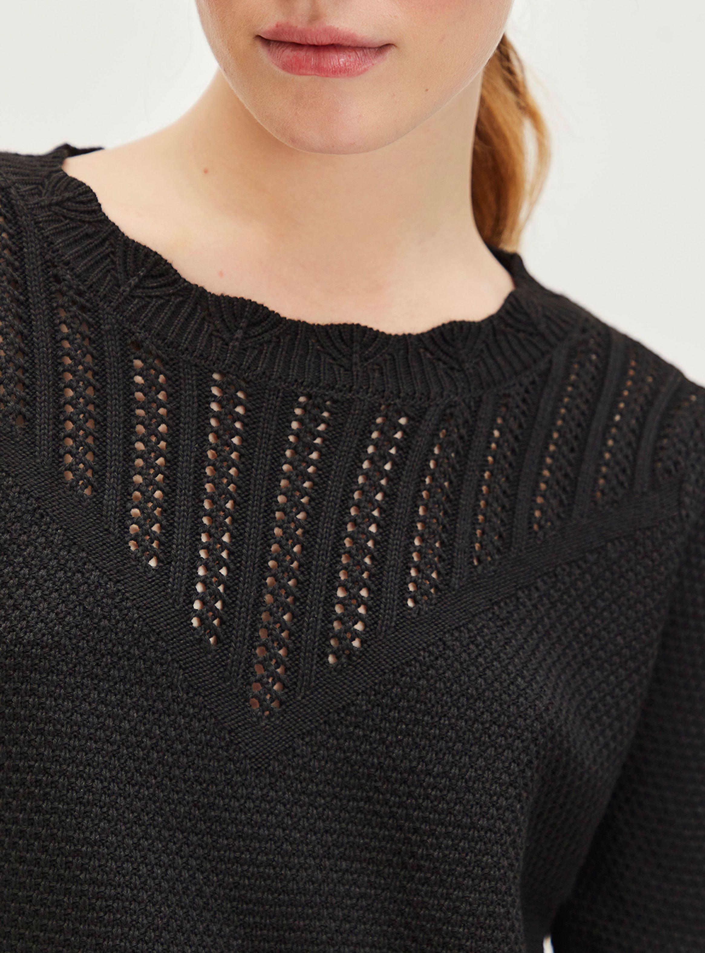 Sweater Liso Regular Manga Tres Cuartos-3