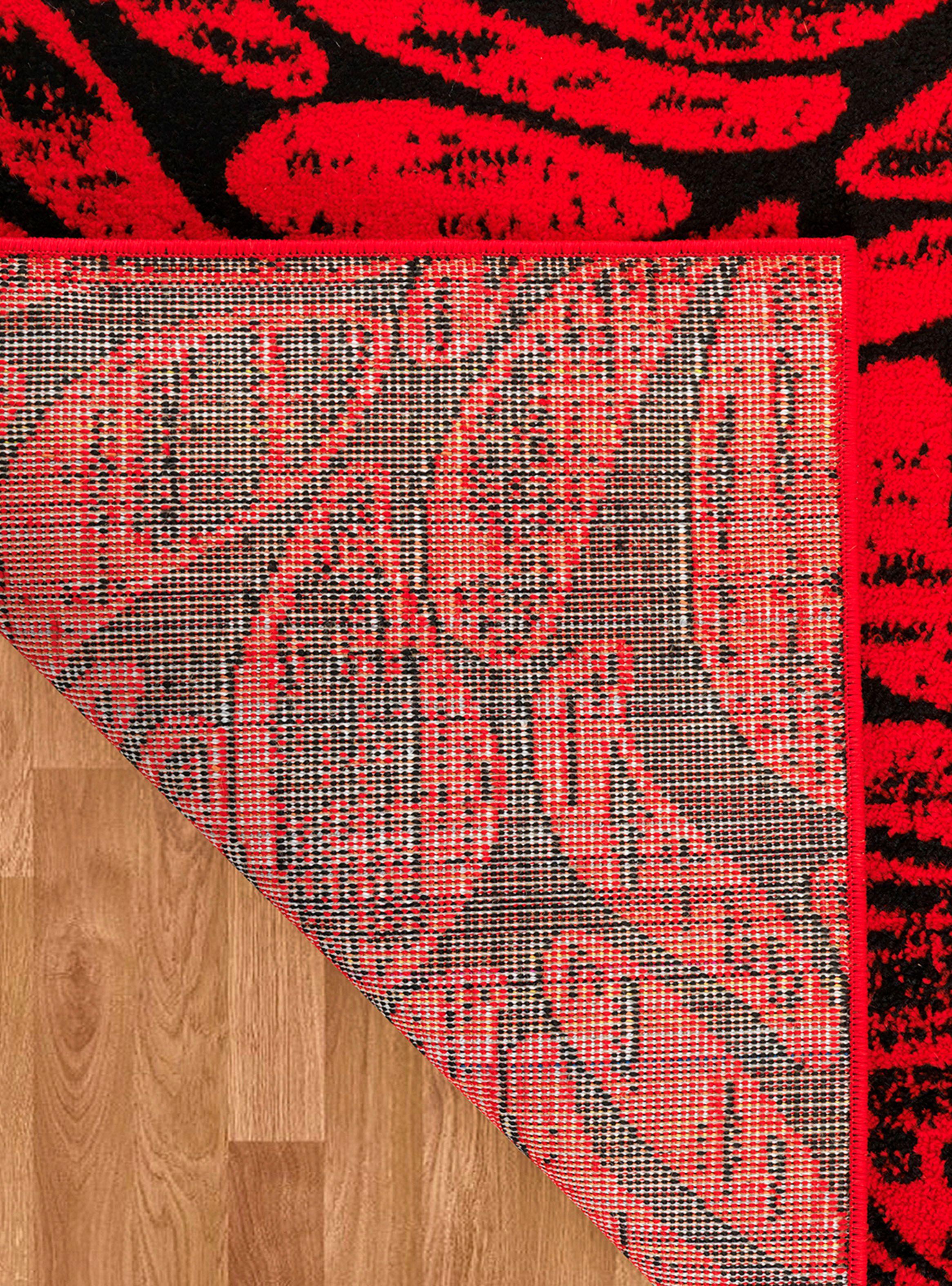 Alfombra Living-Comedor 240 x 305 cm Siesta Rojo Formas-3