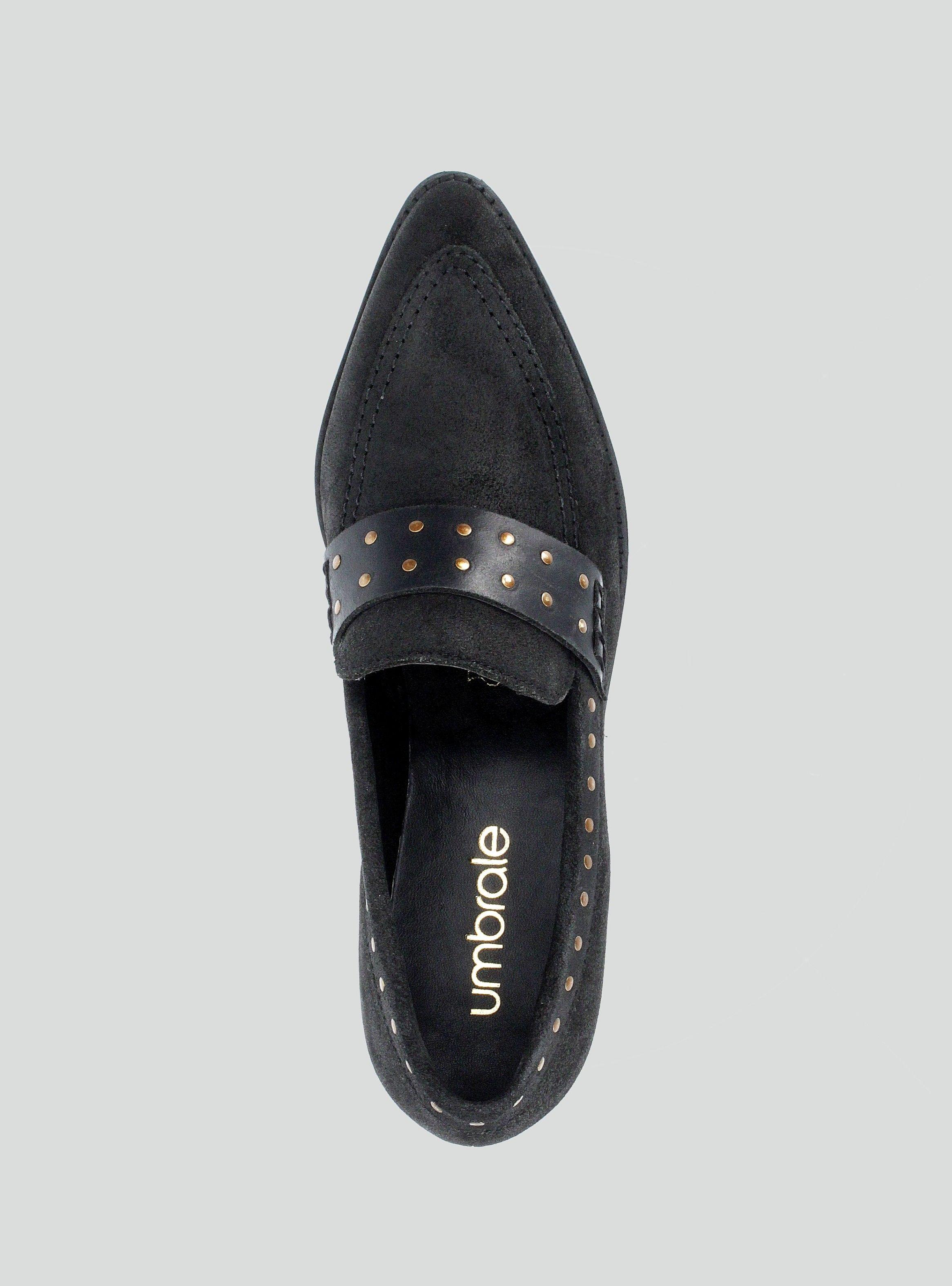 Mocasín Mujer Cuero con Tachas-3