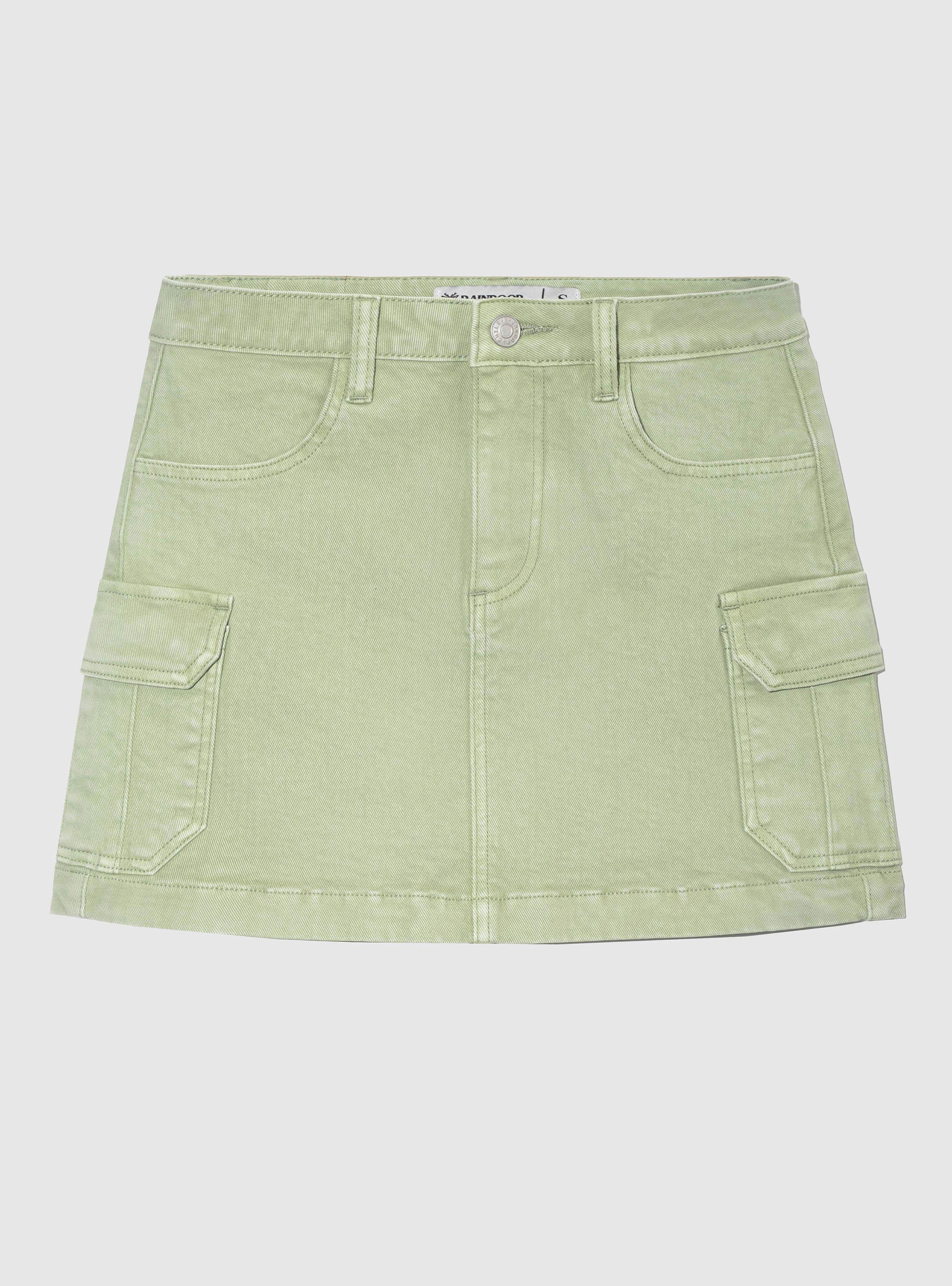 Falda Cargo Regular Fit Mint-3