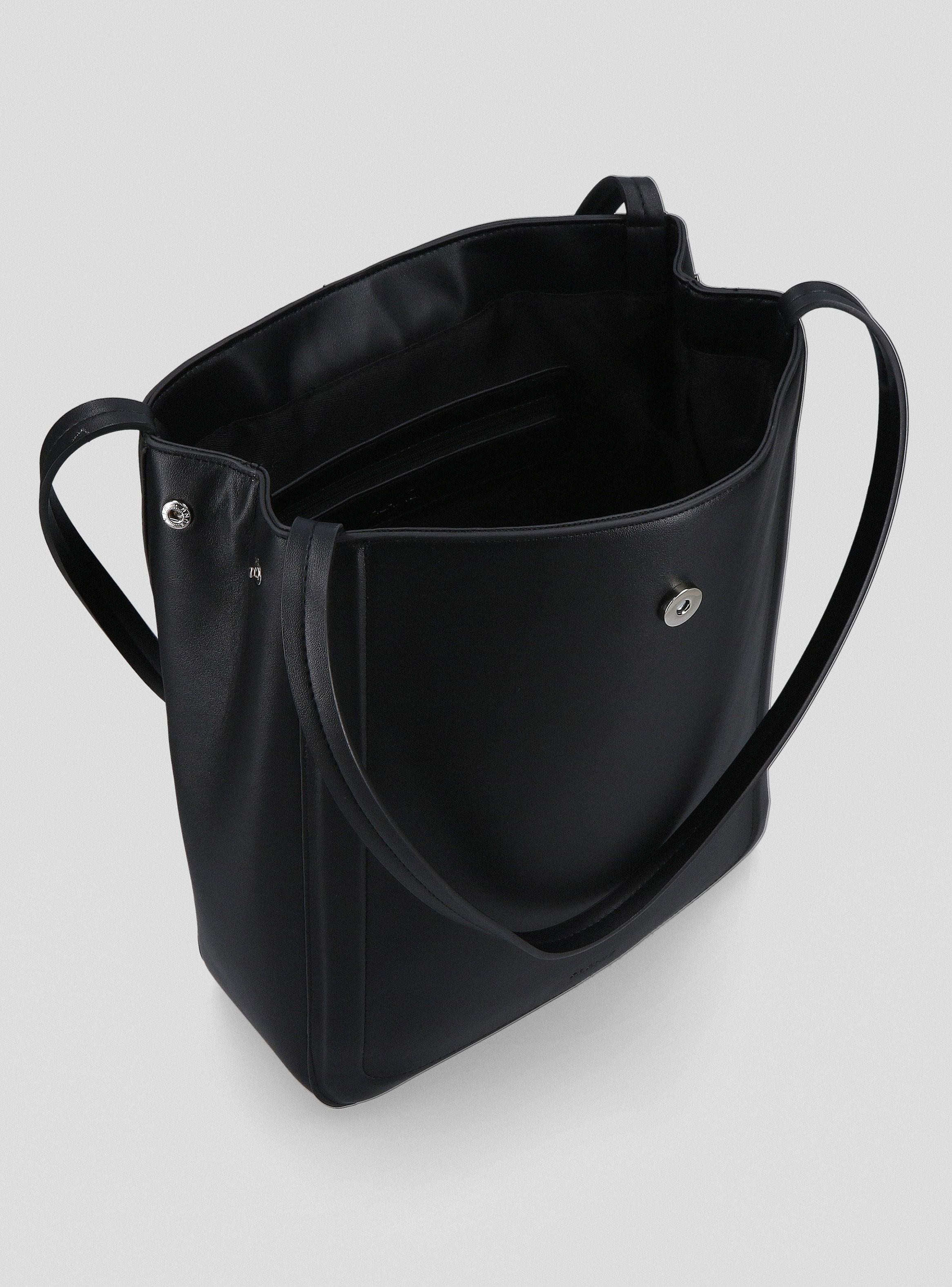 Cartera Totebag Efecto Cuero-5
