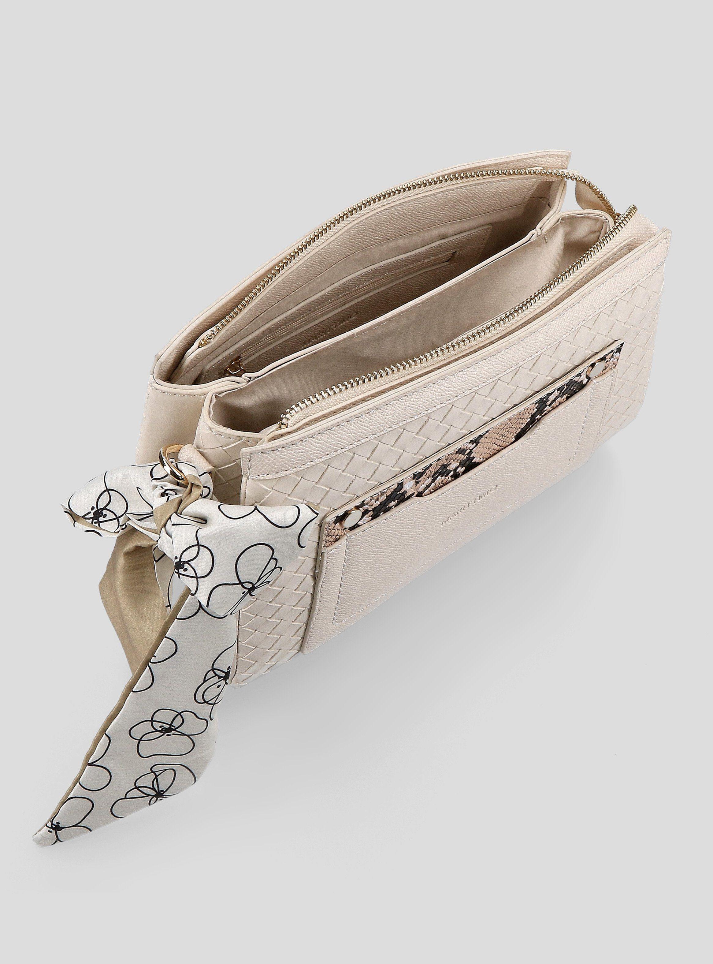 Cartera Efecto Trenzado con Asa Textil-5