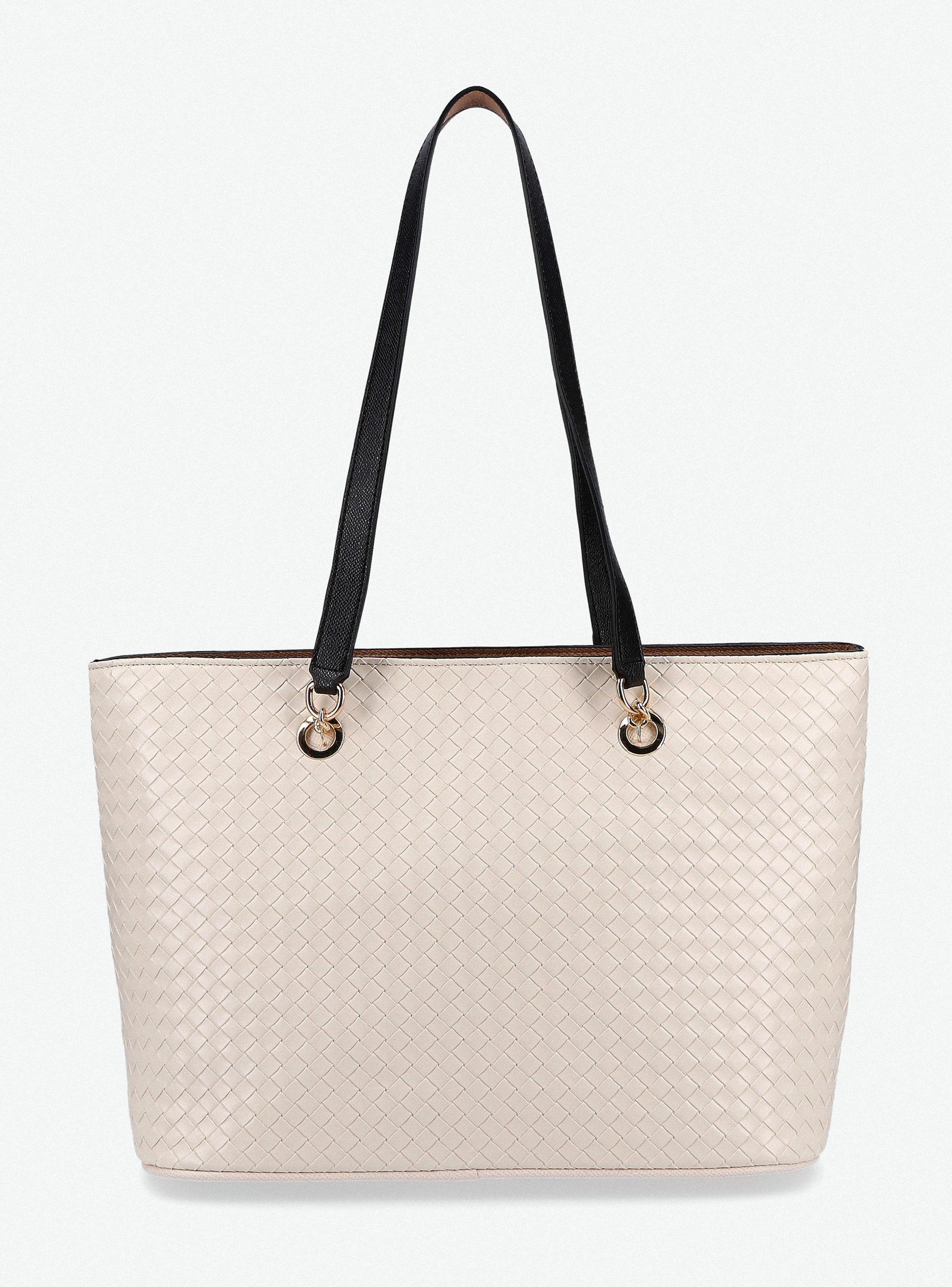 Cartera Efecto Trenzado y Asa de Cadena-4