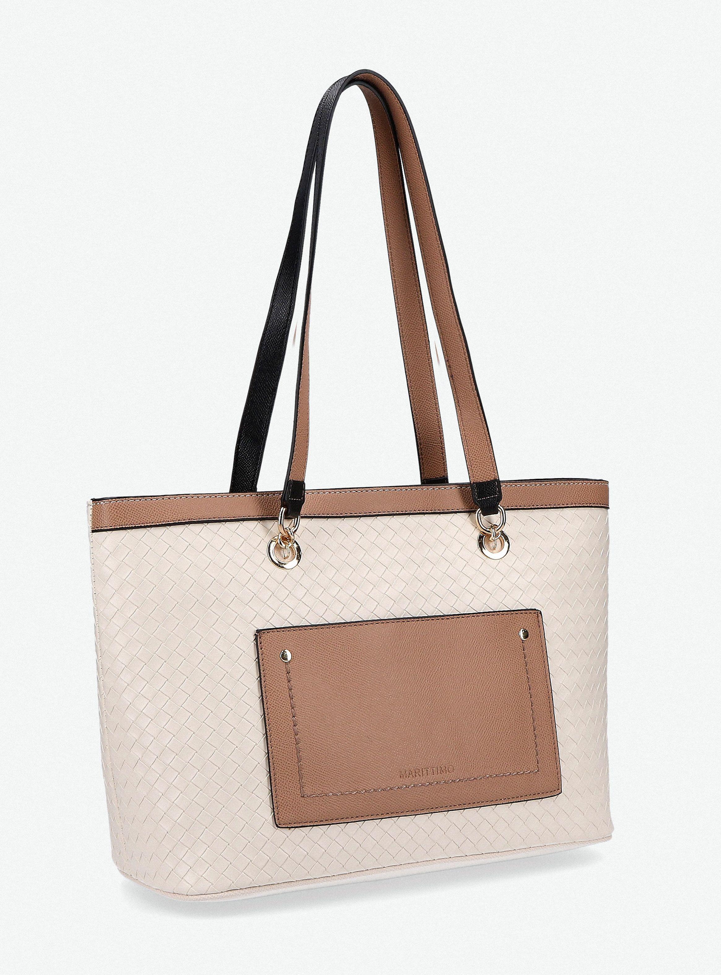 Cartera Efecto Trenzado y Asa de Cadena-3