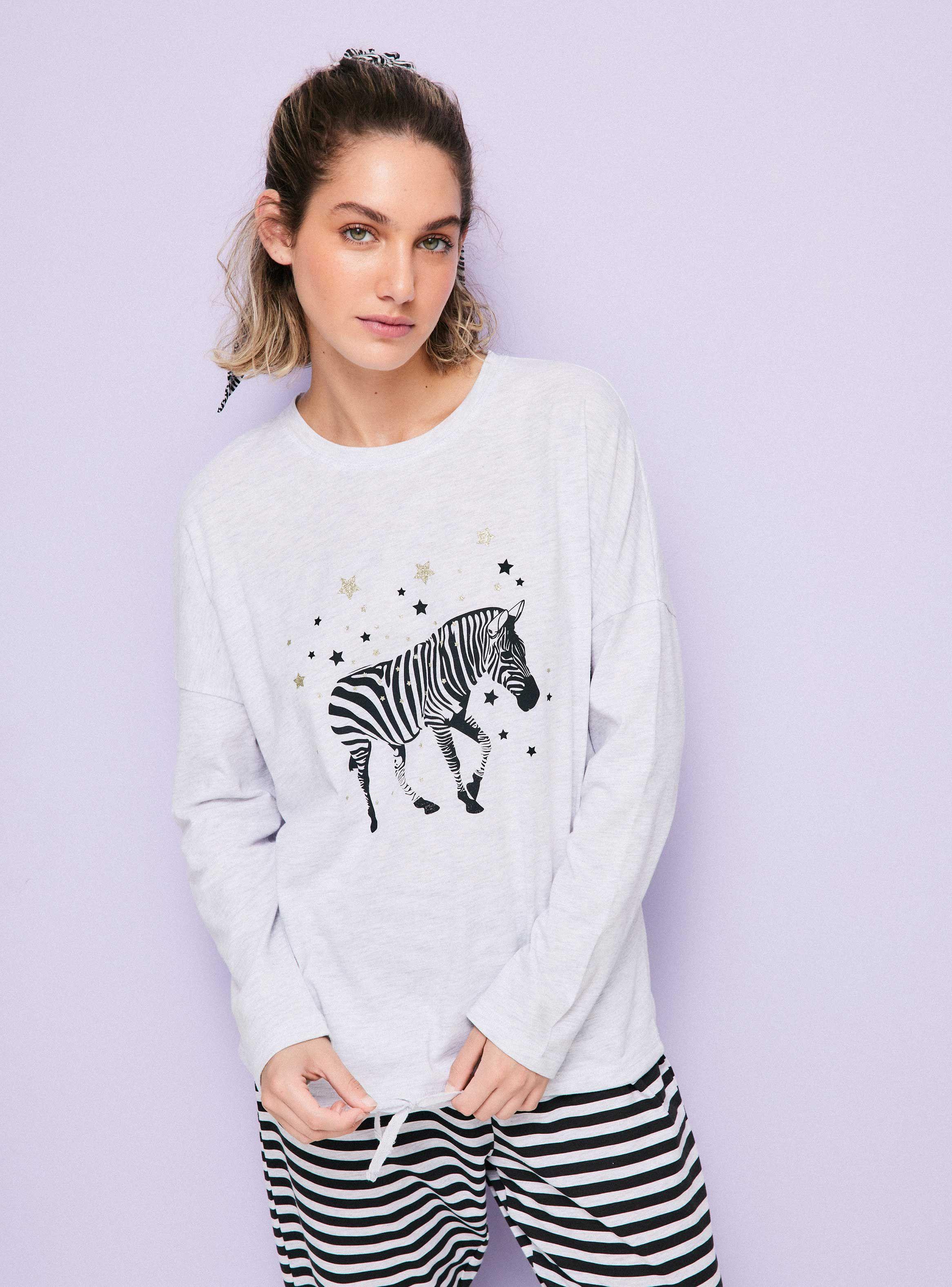 Pijama Manga Larga Full Print-0
