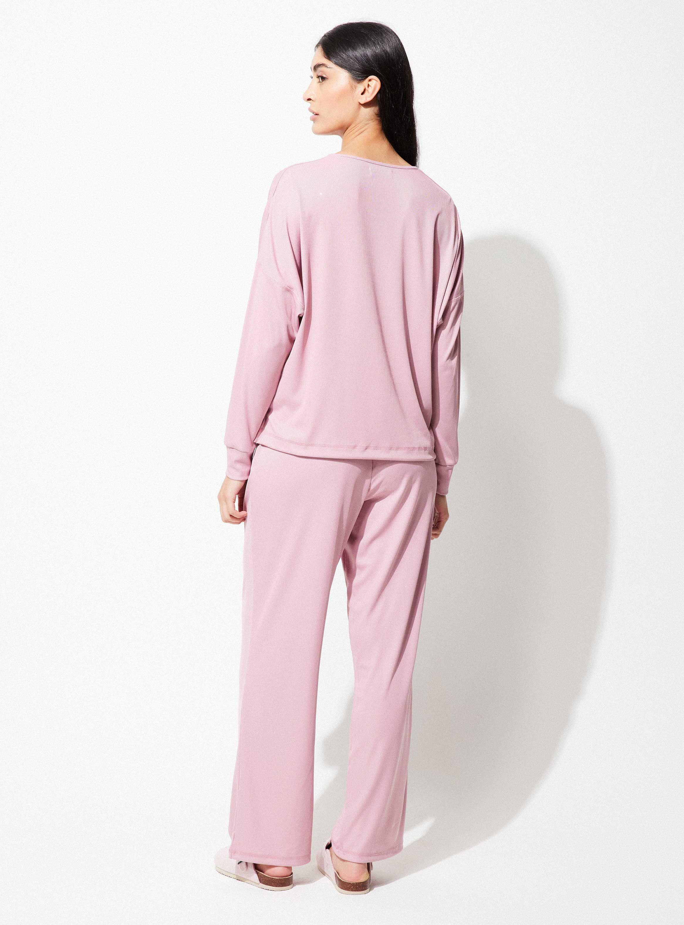 Pijama con Detalles de Glitter-5