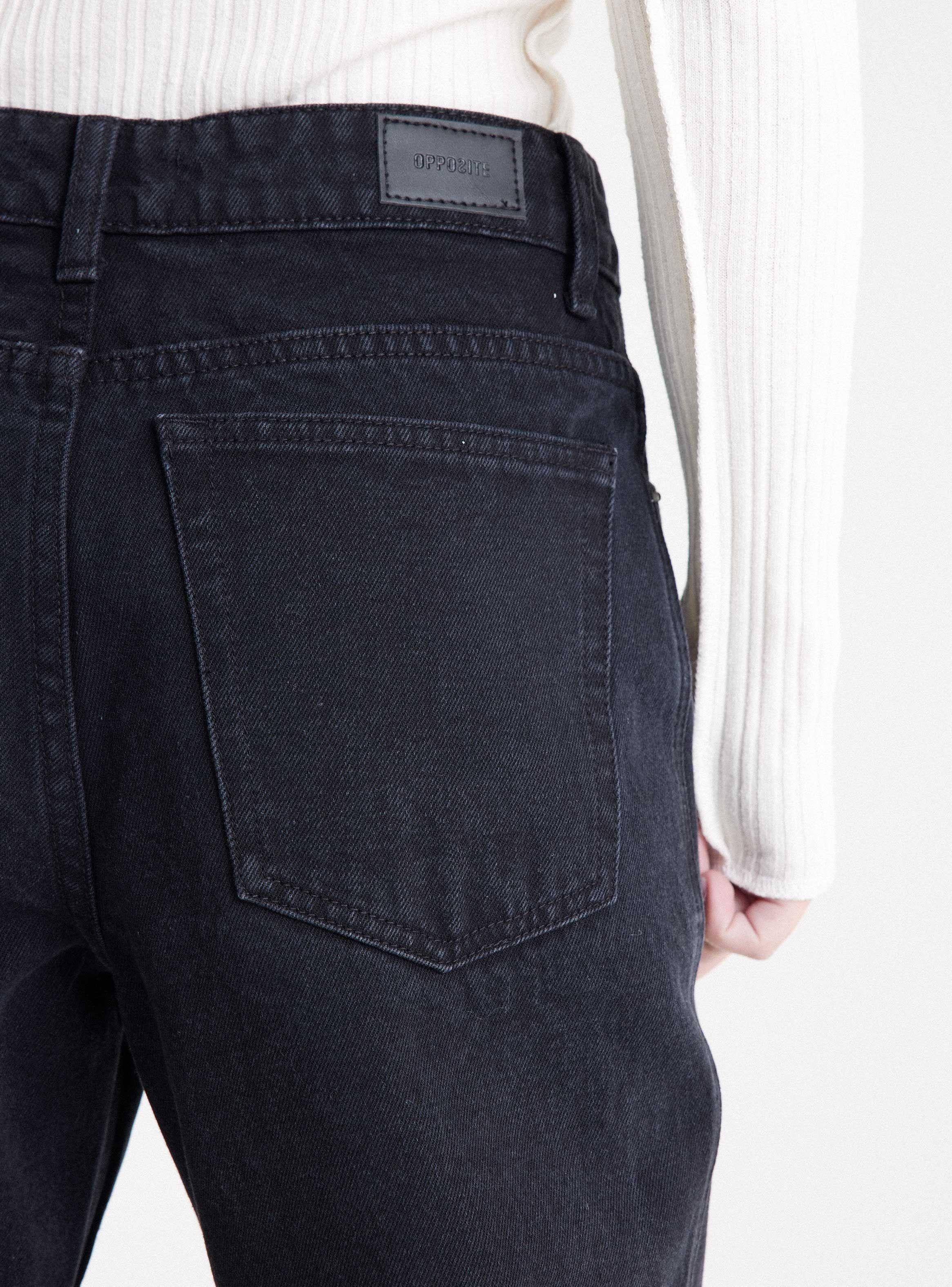 Jeans Look Vintage Tiro Medio-3