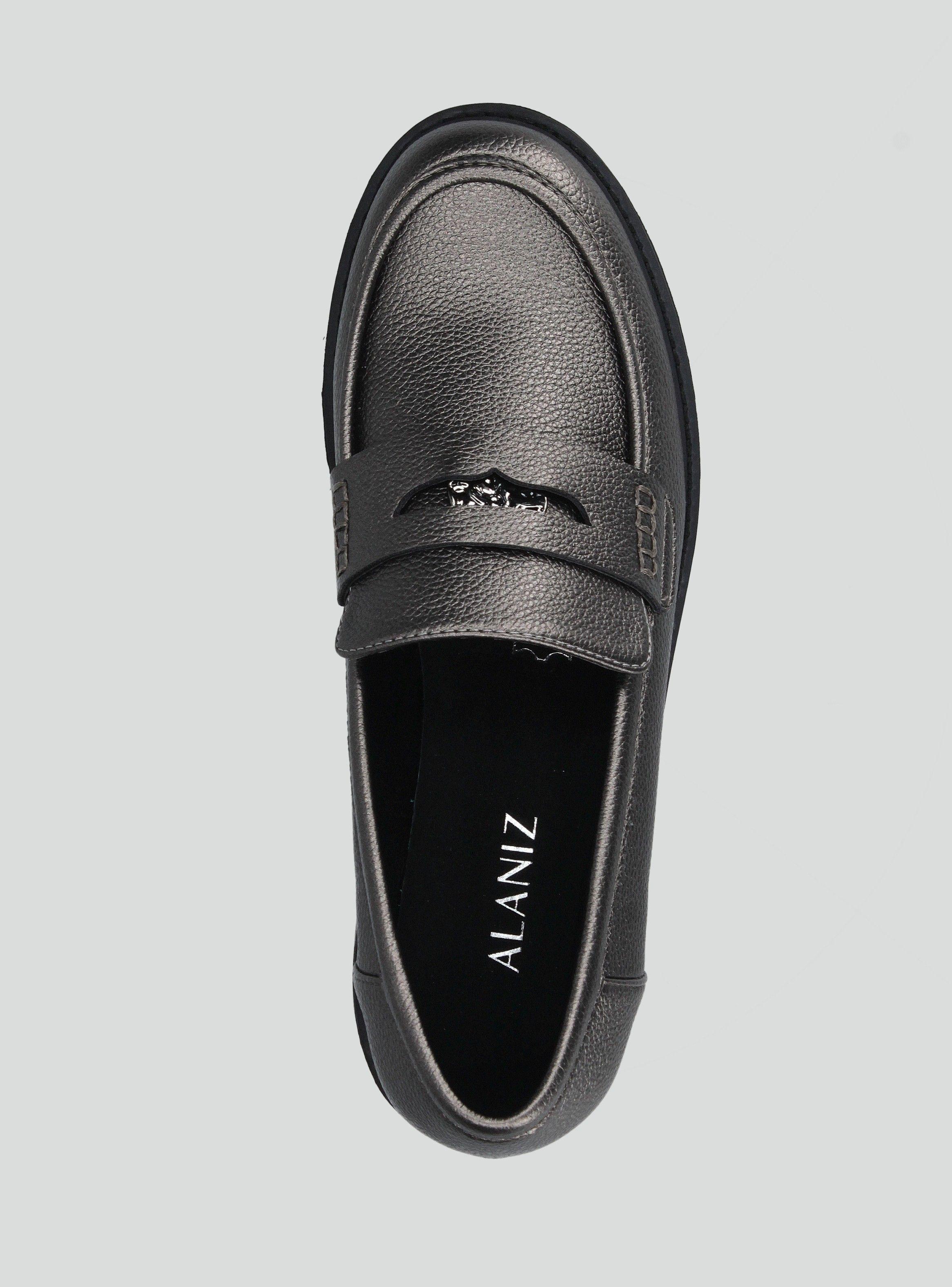 Mocasín con Máscara Y detalle Metálico Mujer-3