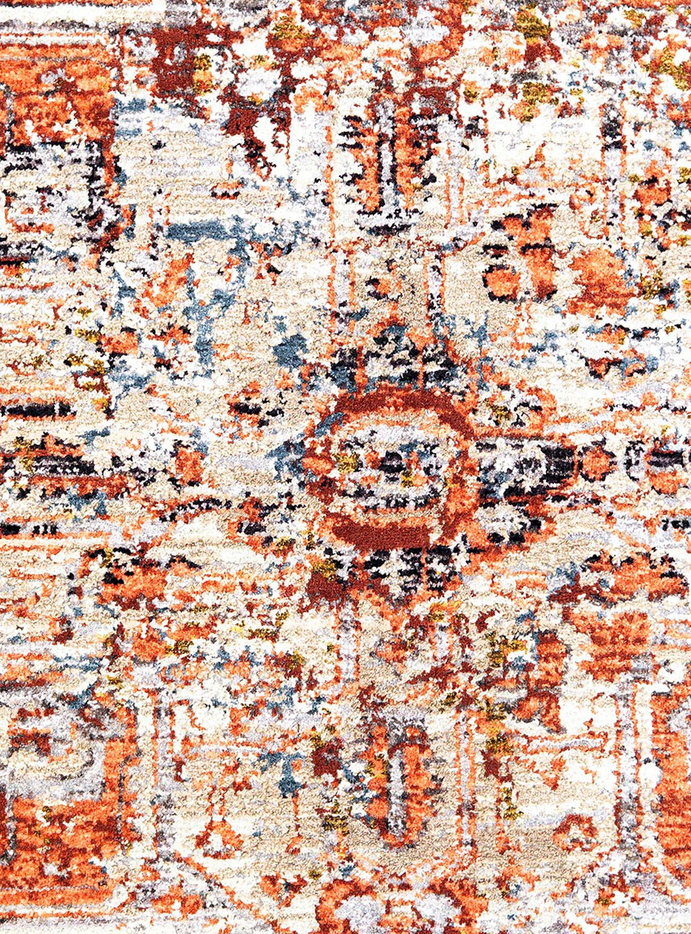 Alfombra 160 x 230 cm Sarah Miller Montecarlo Rojizo-2