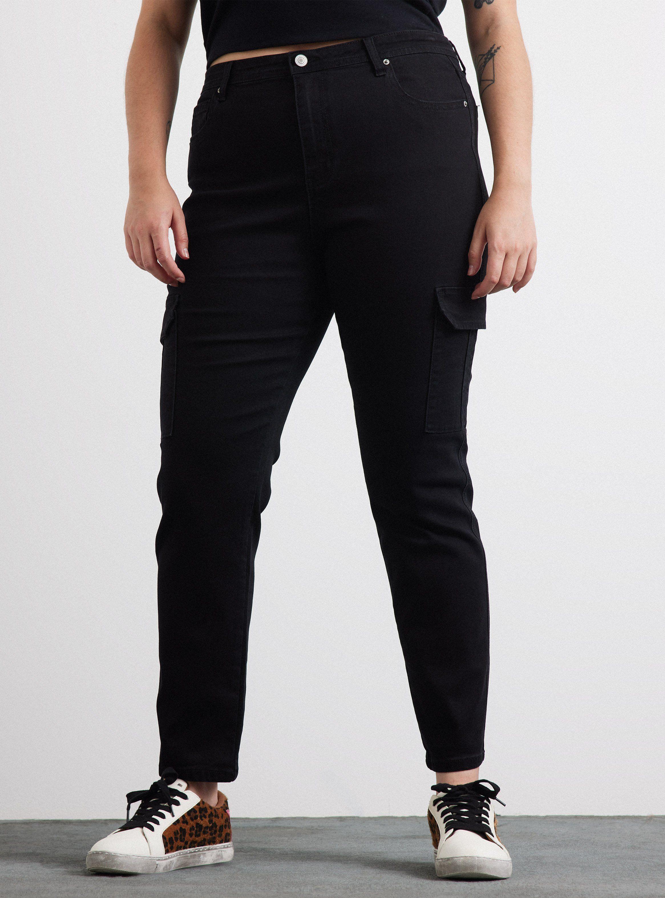 Jeans Skinny Cargo Tiro Medio-4