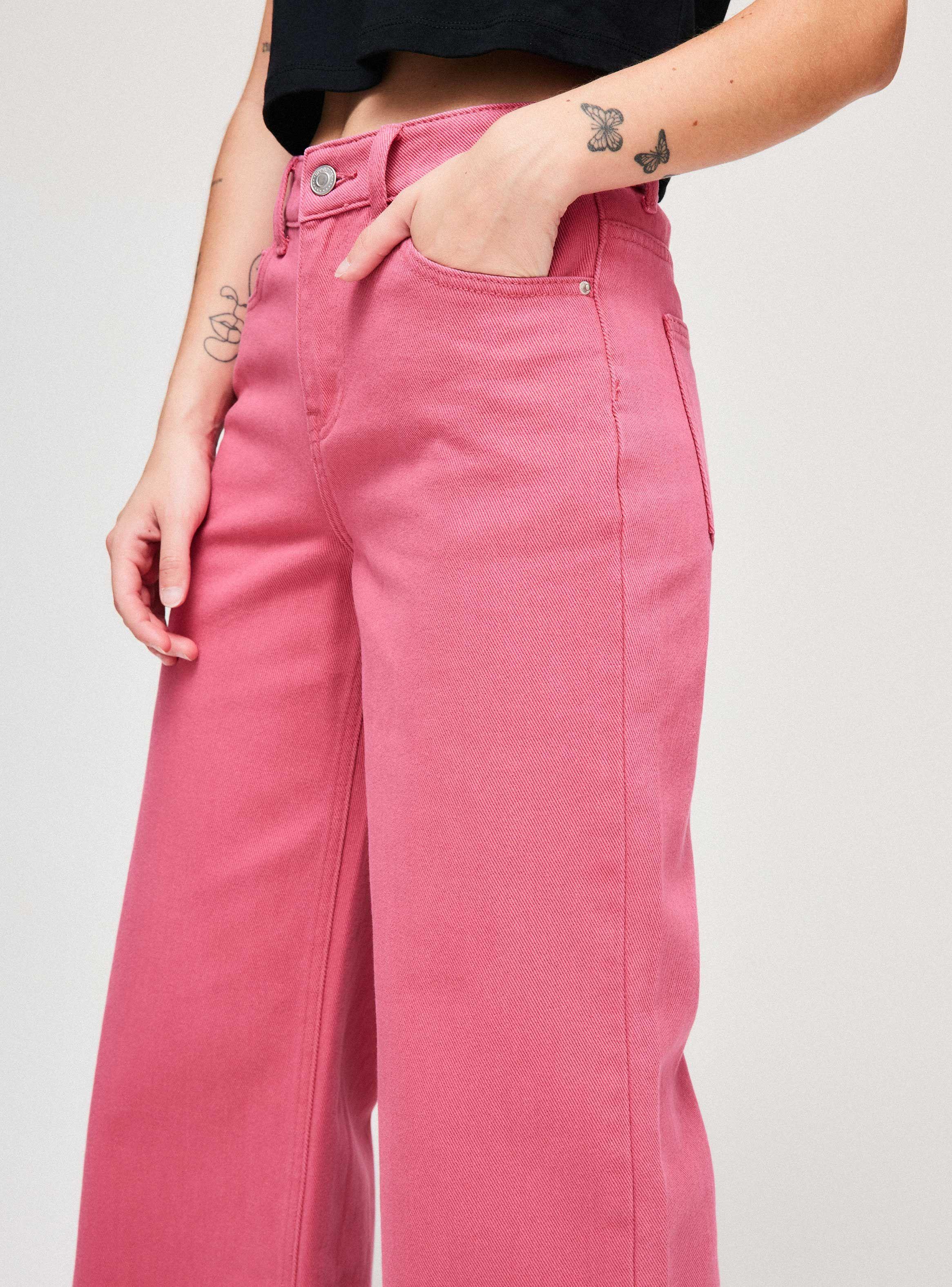 Jeans Wide Leg Color-2