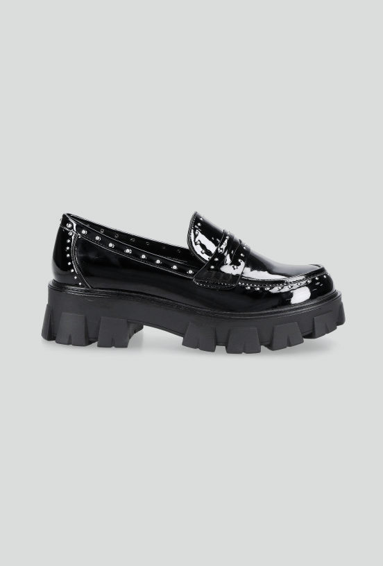 Mocasín Tachas Plataforma Mujer-4