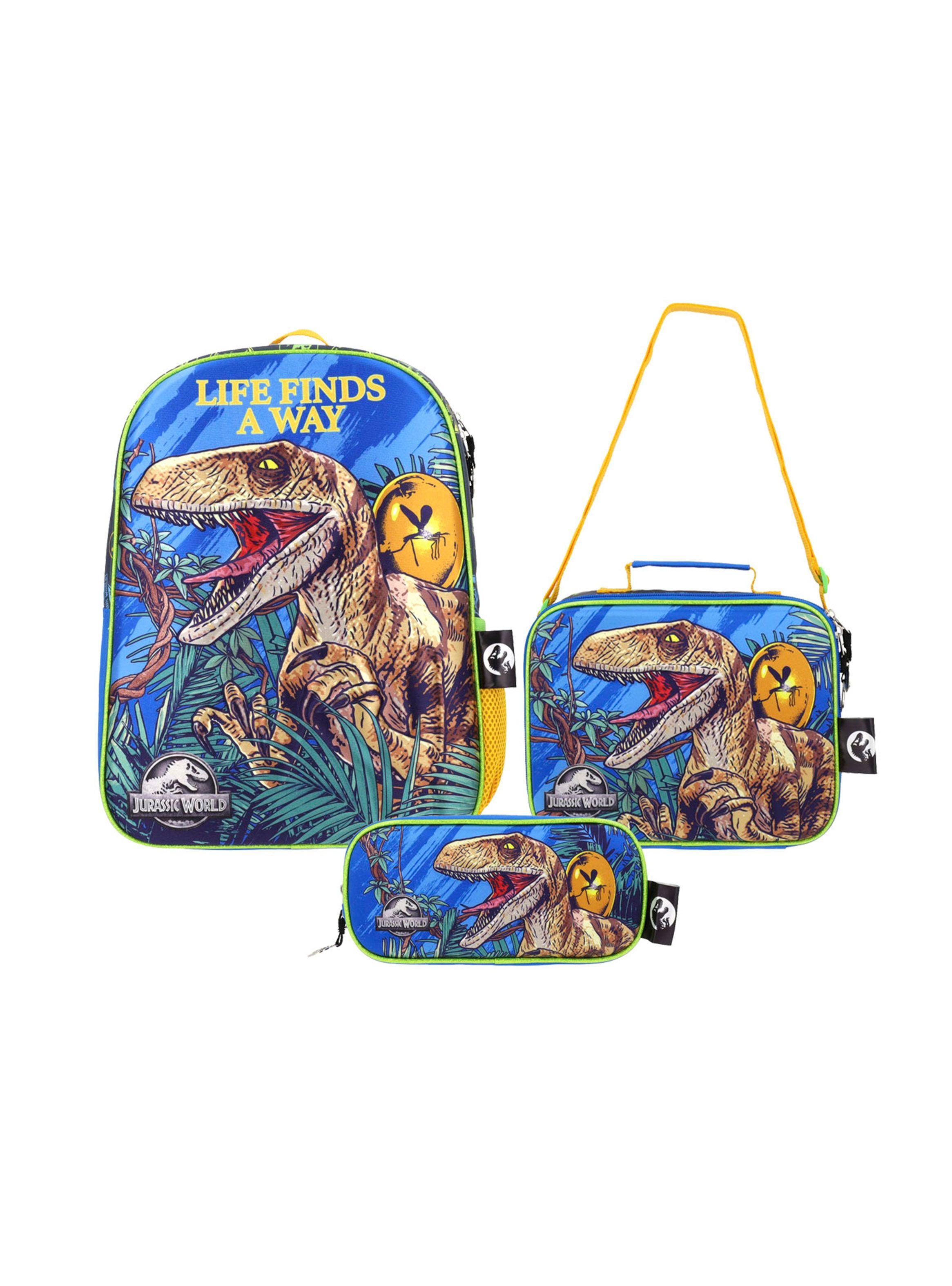 Pack Mochila + Estuche + Lonchera Jurassic World-0