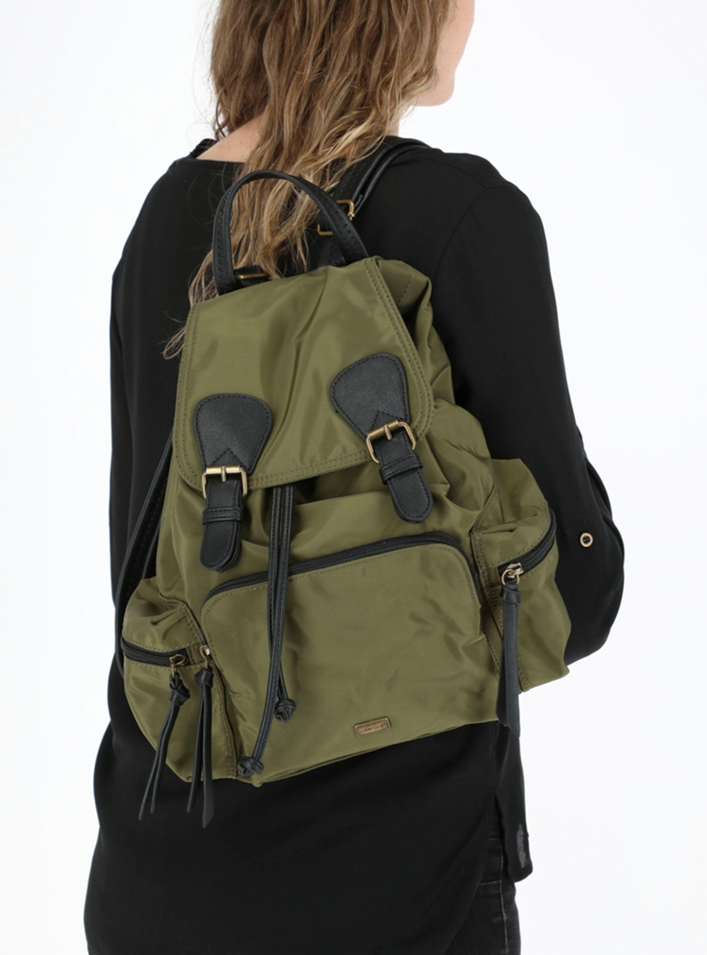 Mochila Nylon Militar Verde Humana-1