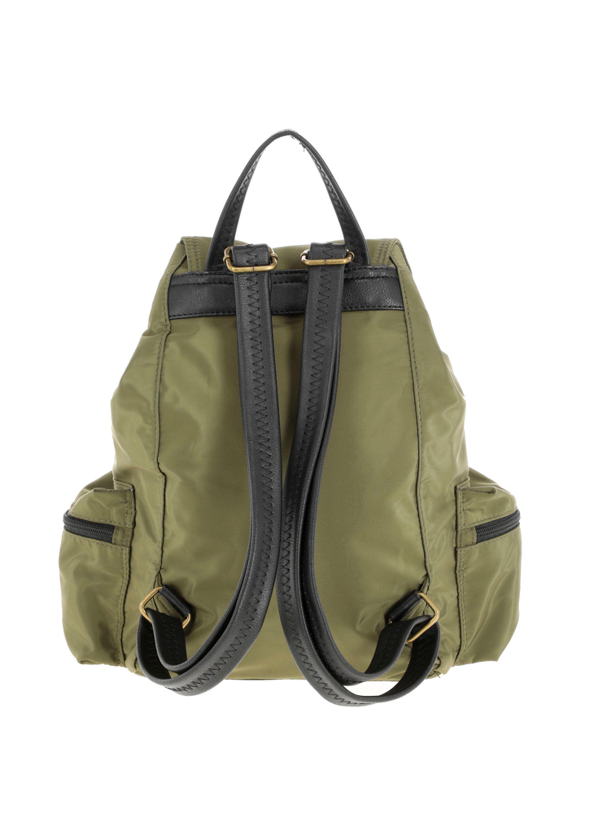 Mochila Nylon Militar Verde Humana-3