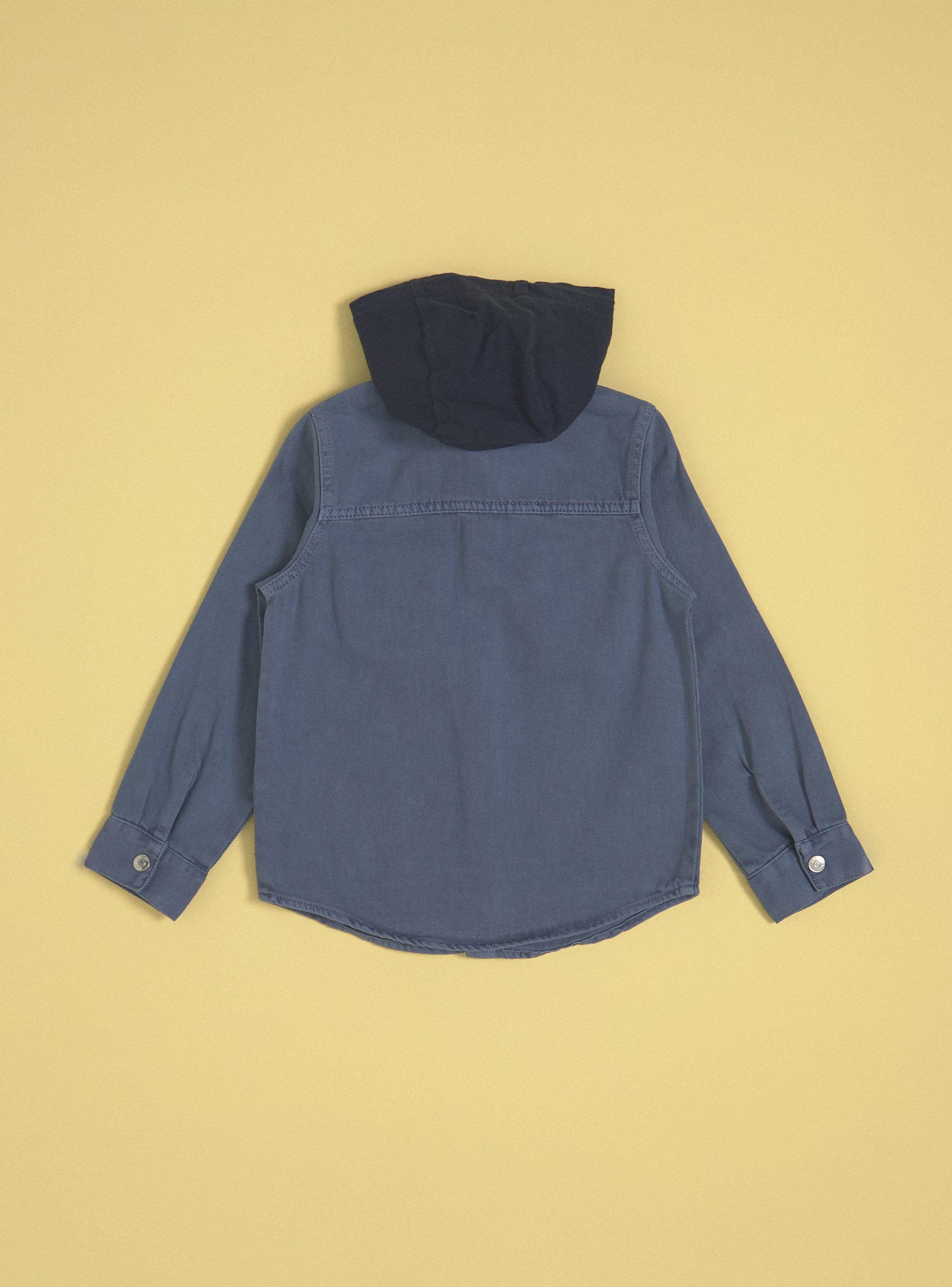 Camisa de Vestir Sobrecamisa Twill Gorro-3
