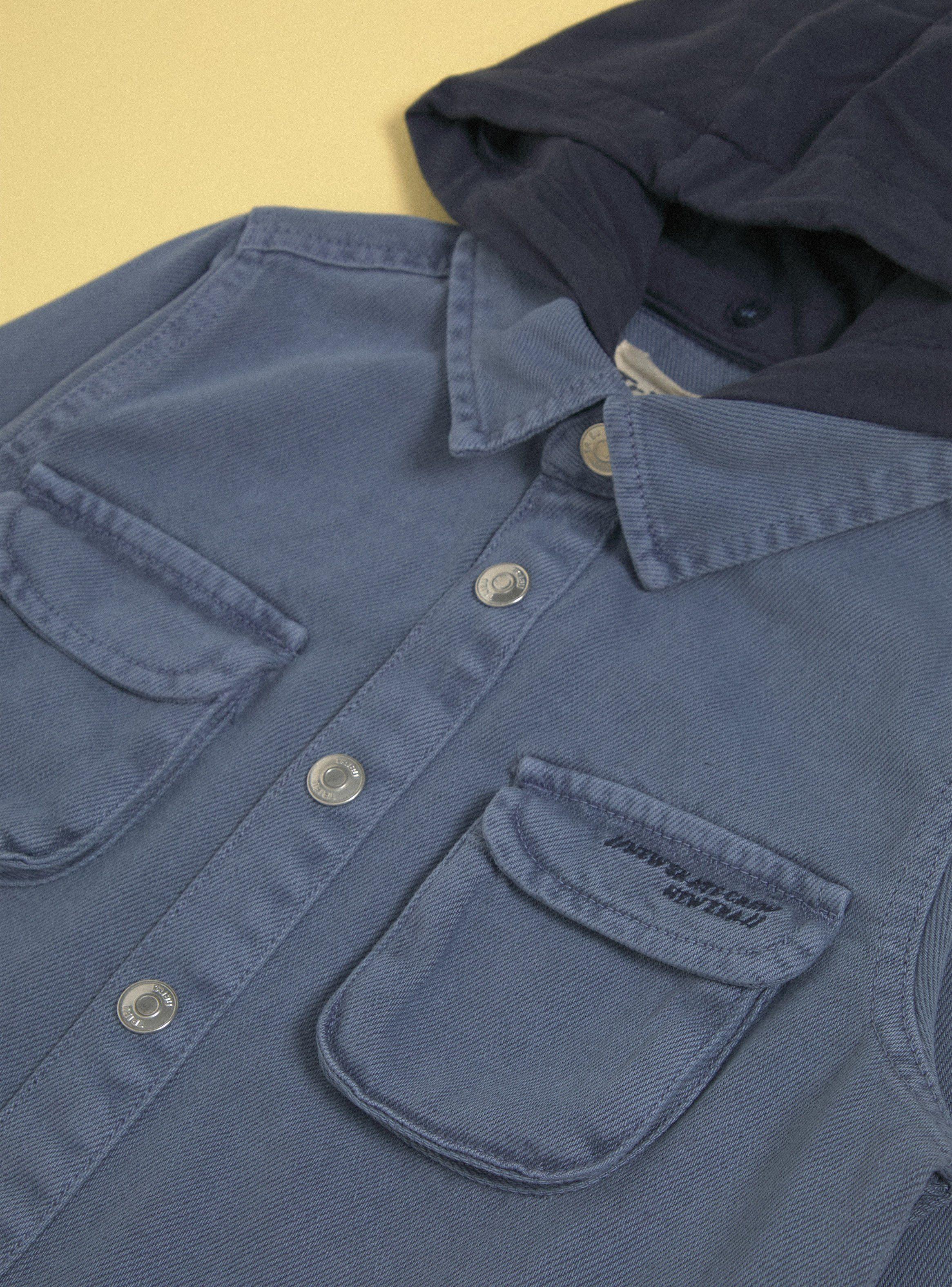 Camisa de Vestir Sobrecamisa Twill Gorro-4
