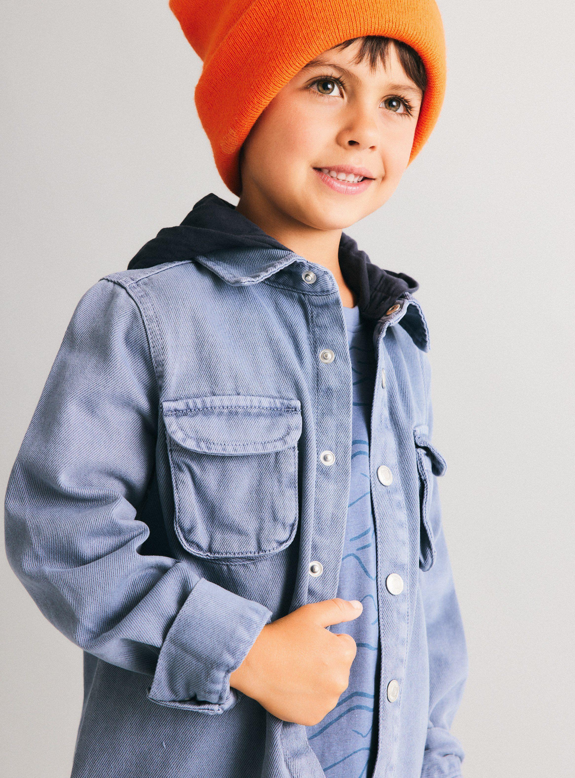 Camisa de Vestir Sobrecamisa Twill Gorro-1