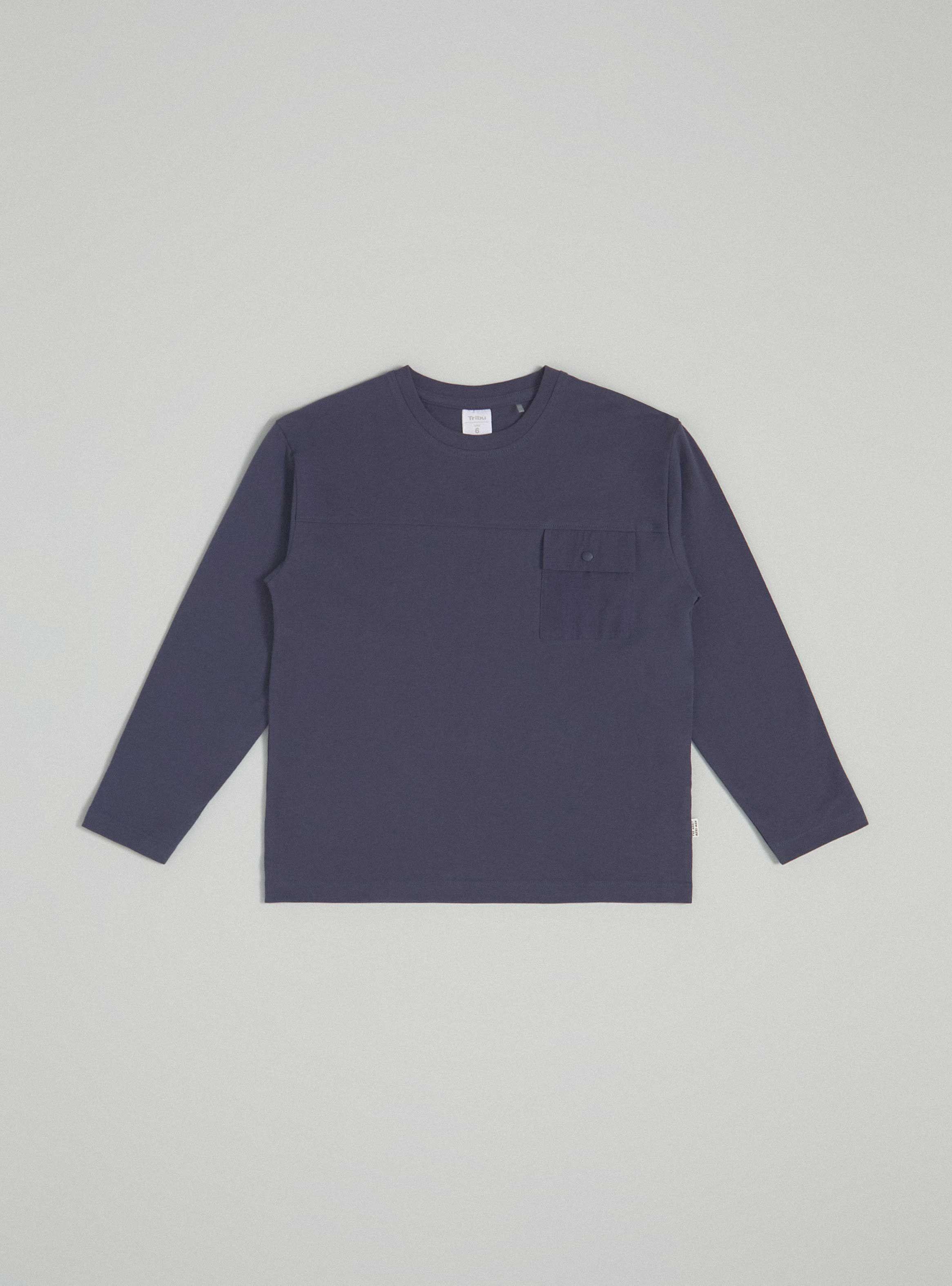 Polera Lisa Bolsillo Parche-2