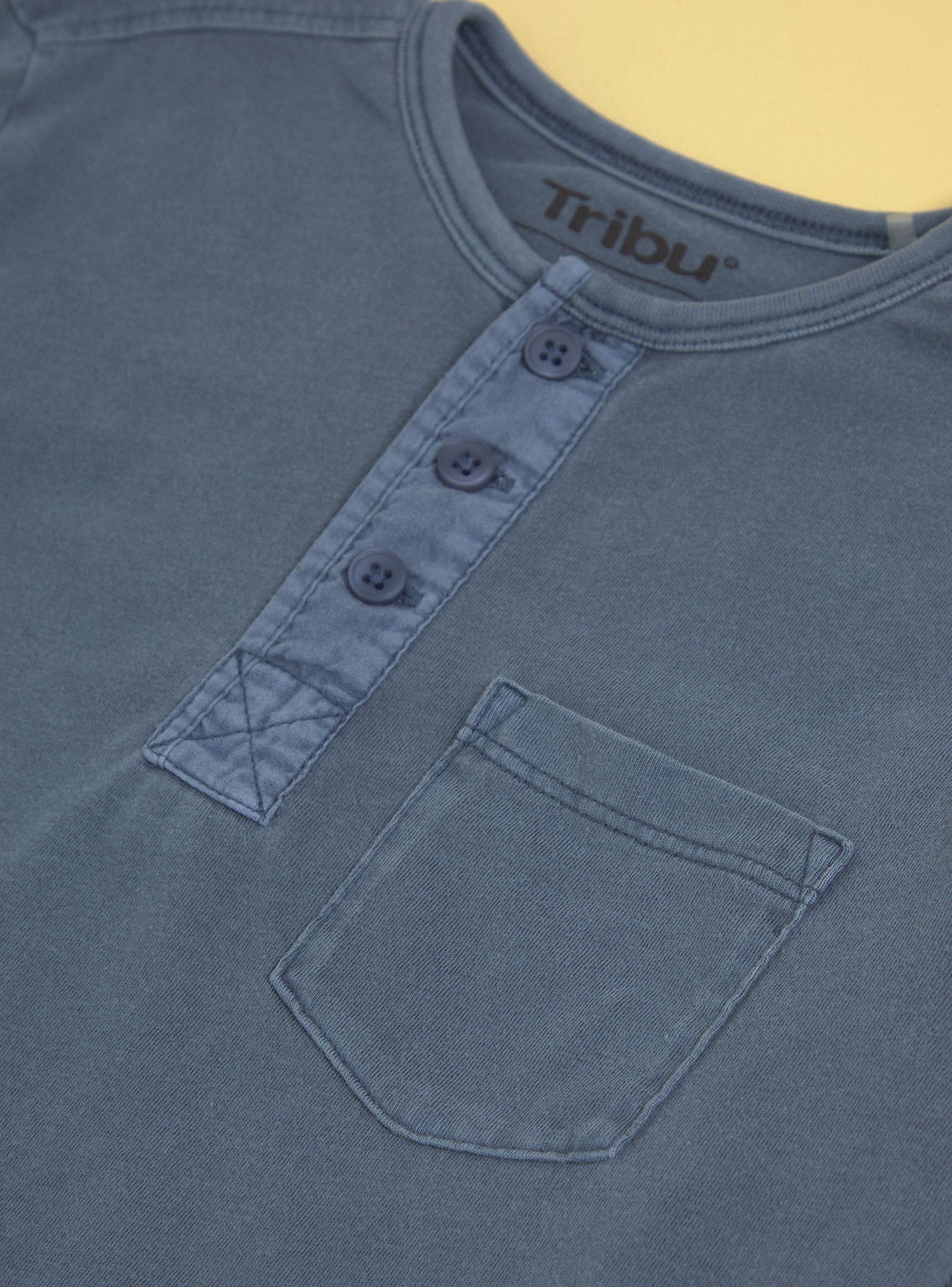 Polera Henley Botones Garment Dyed-4