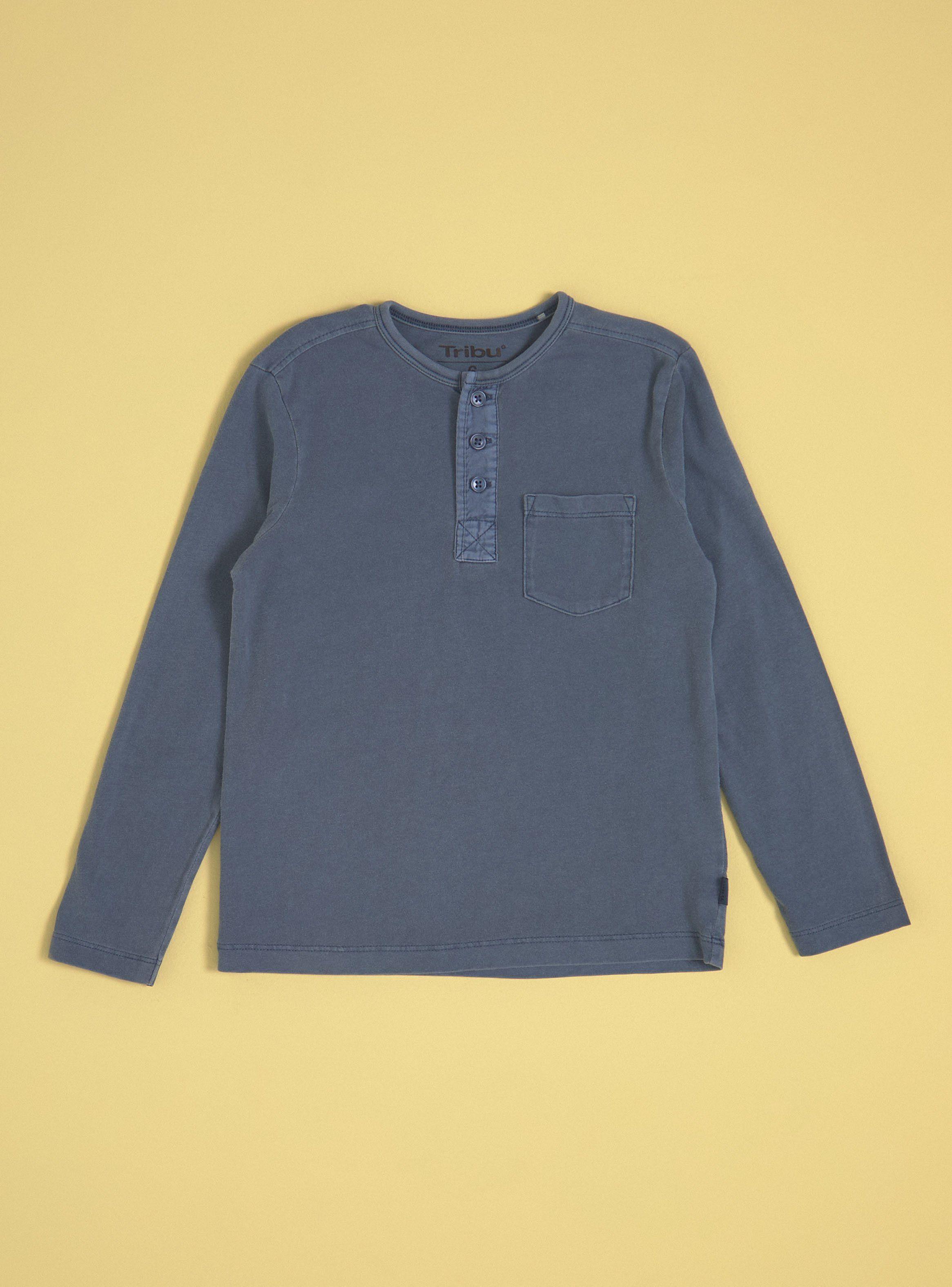 Polera Henley Botones Garment Dyed-2