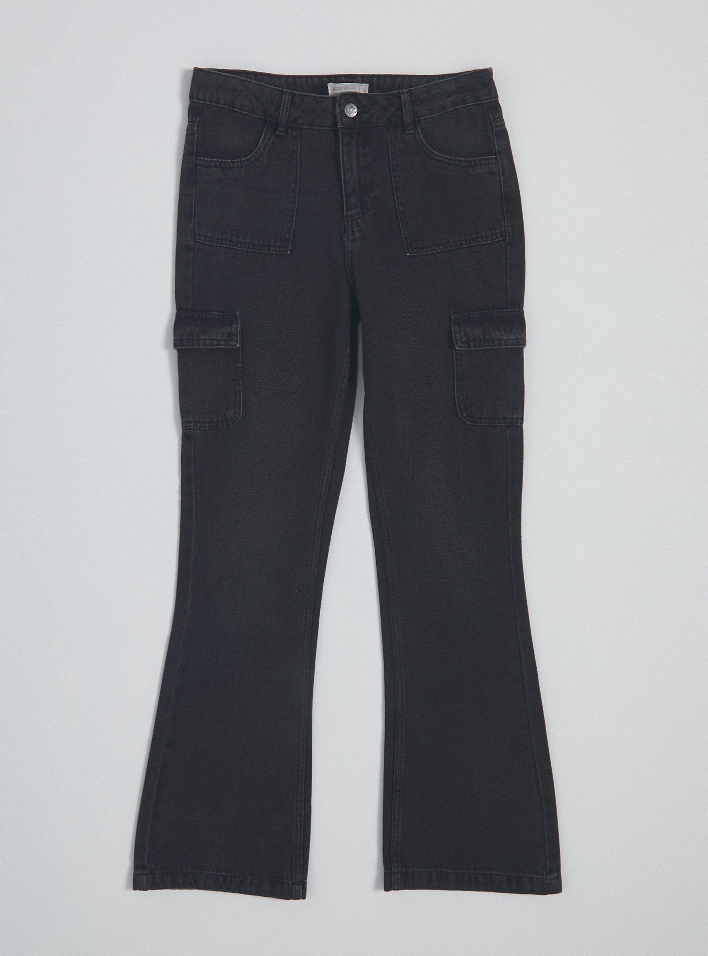 Jeans con Bolsillos Modelo Cargo-2
