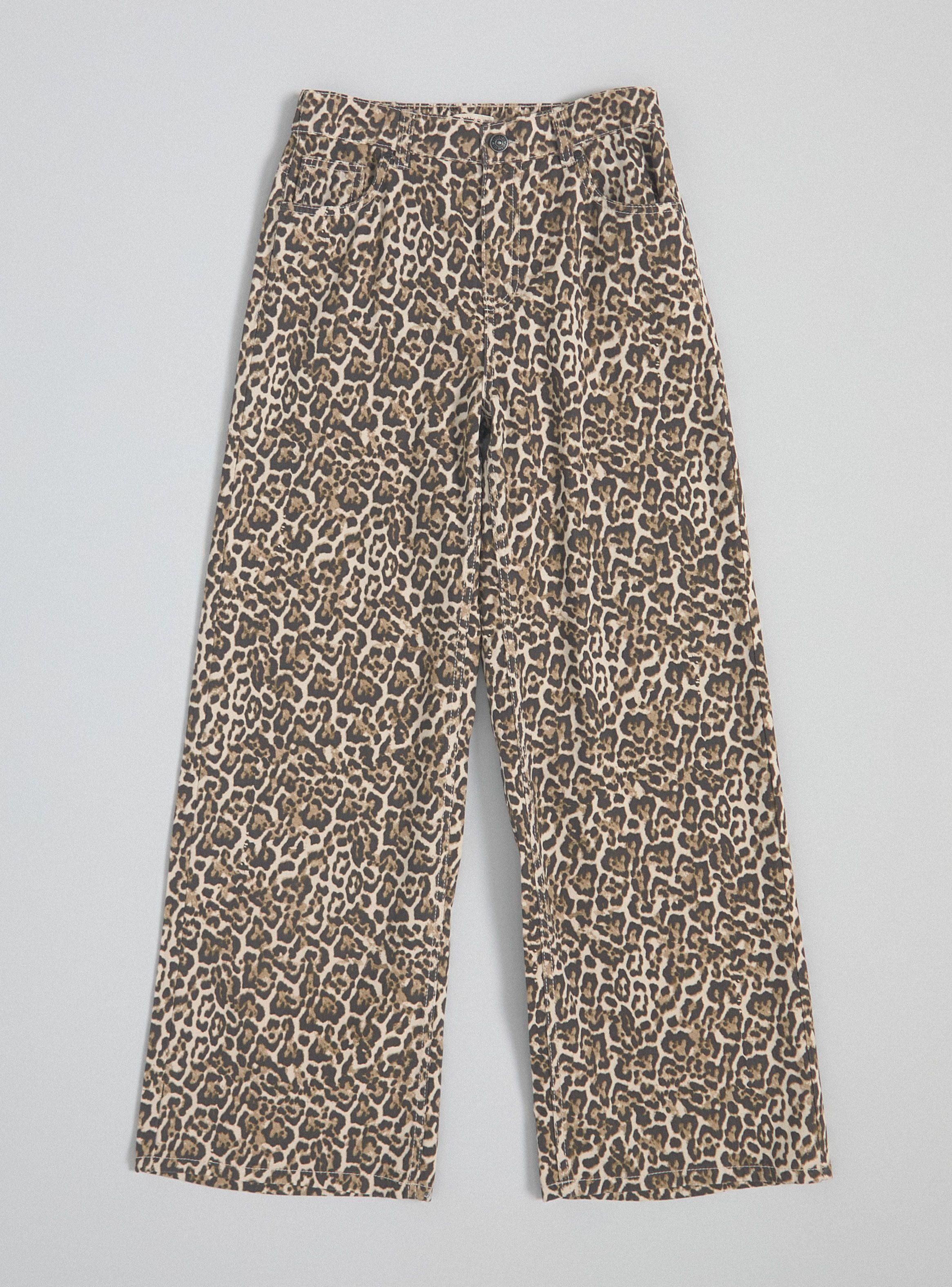 Pantalón Wide Leg Animal Print-2