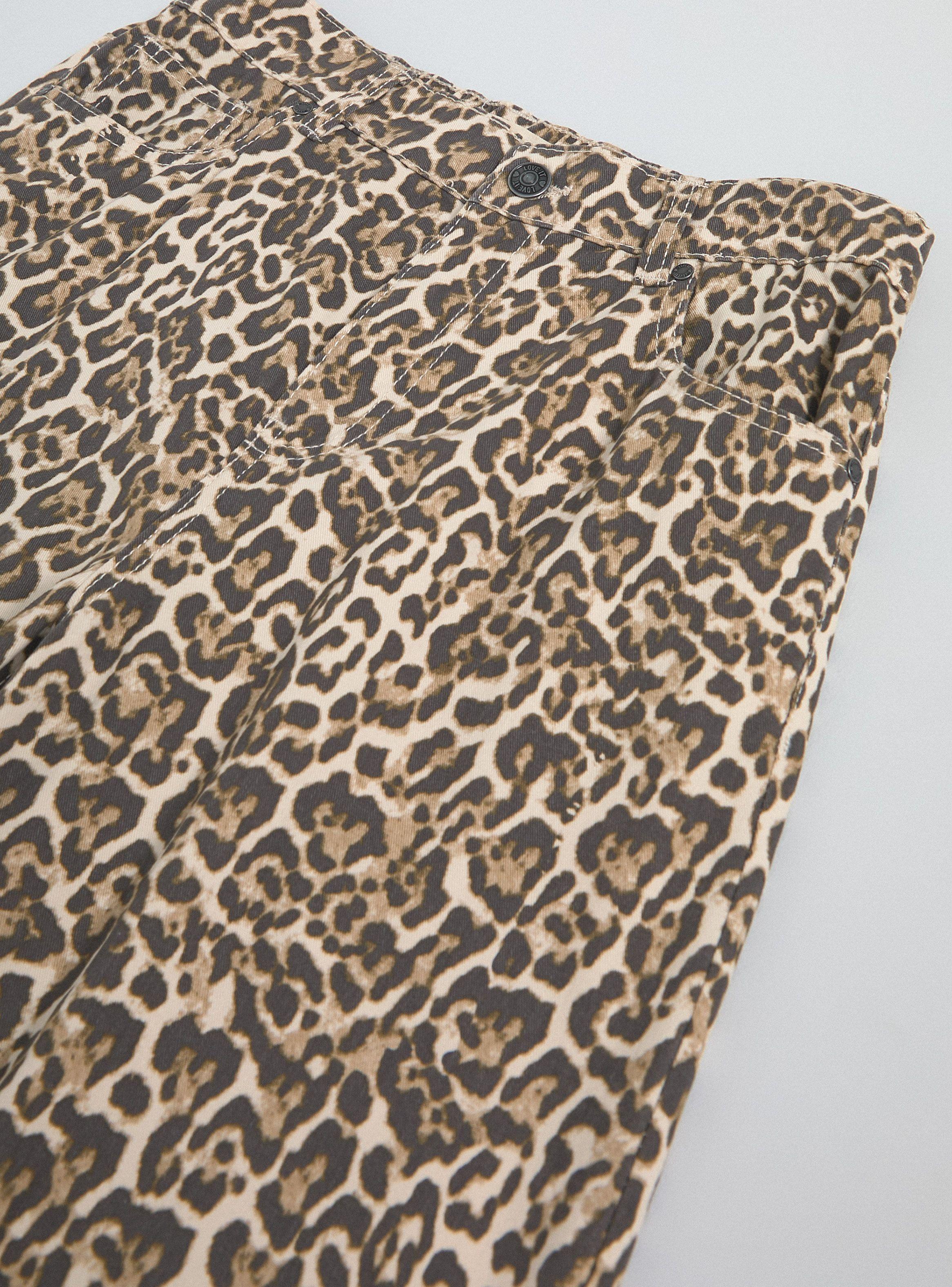 Pantalón Wide Leg Animal Print-4