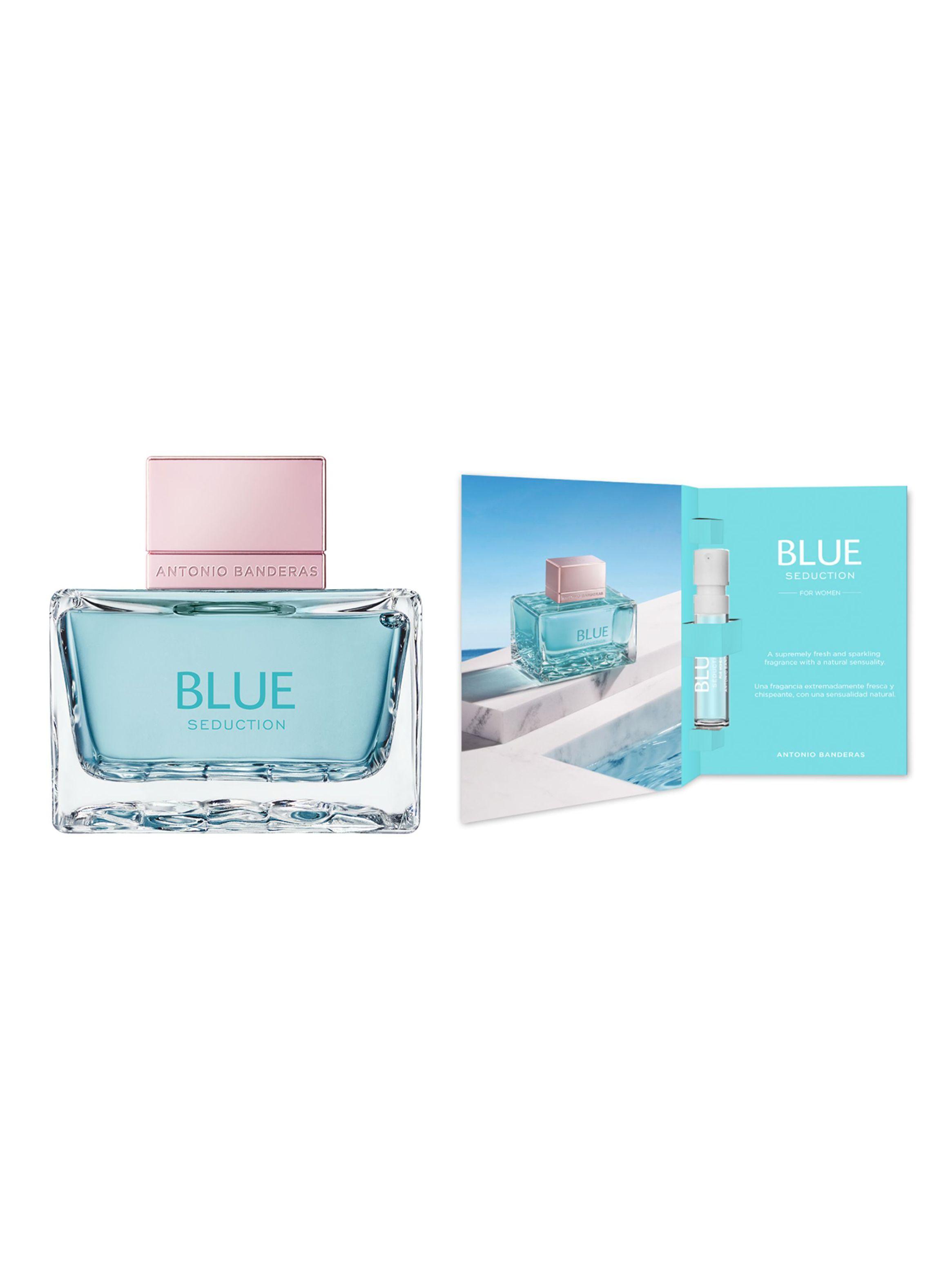 Set Perfume Blue Seduction EDT Mujer 80 ml + Spritz 1.5 ml-0