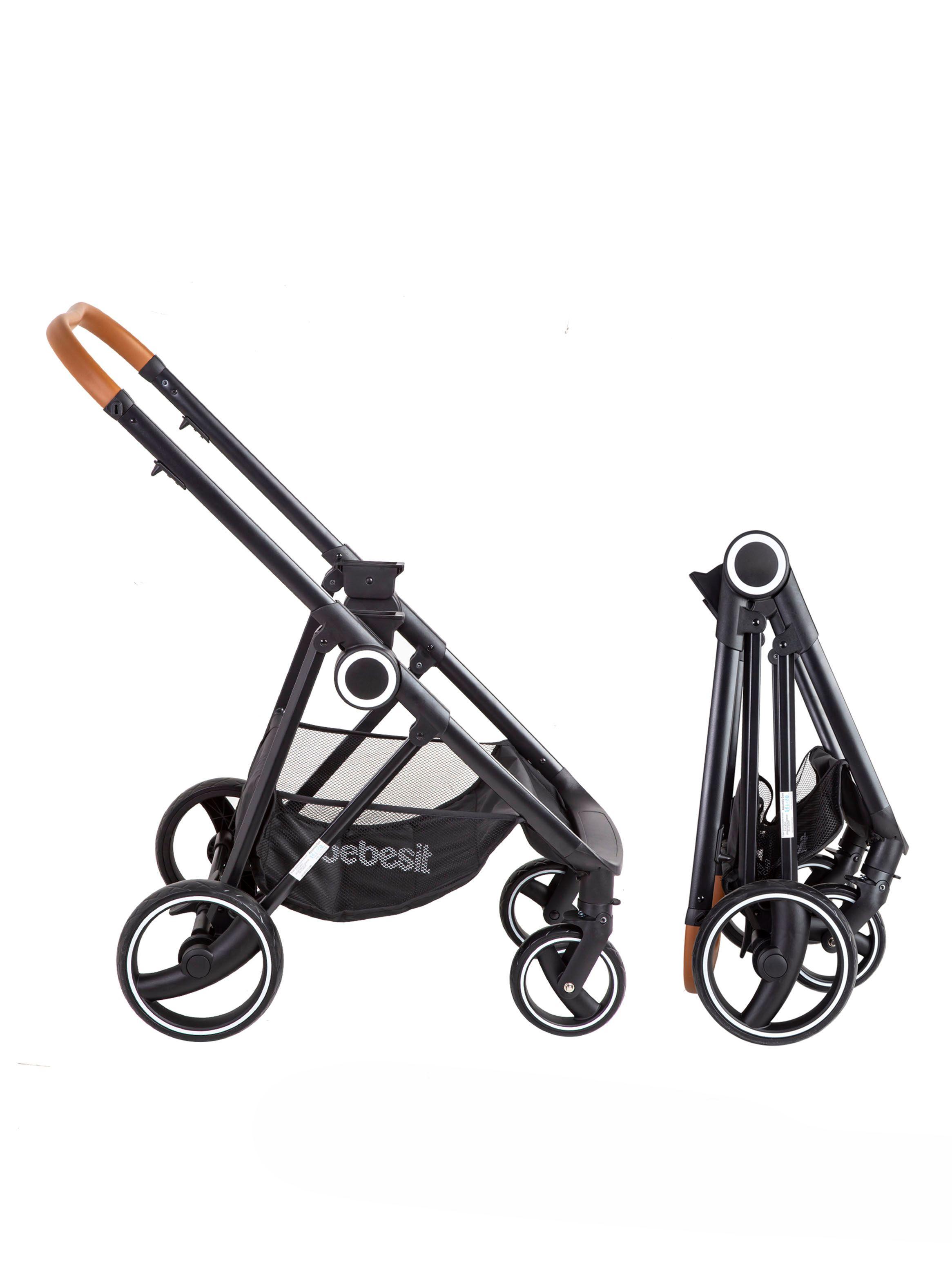 Coche Travel System Cosmos Beige Bebesit-5