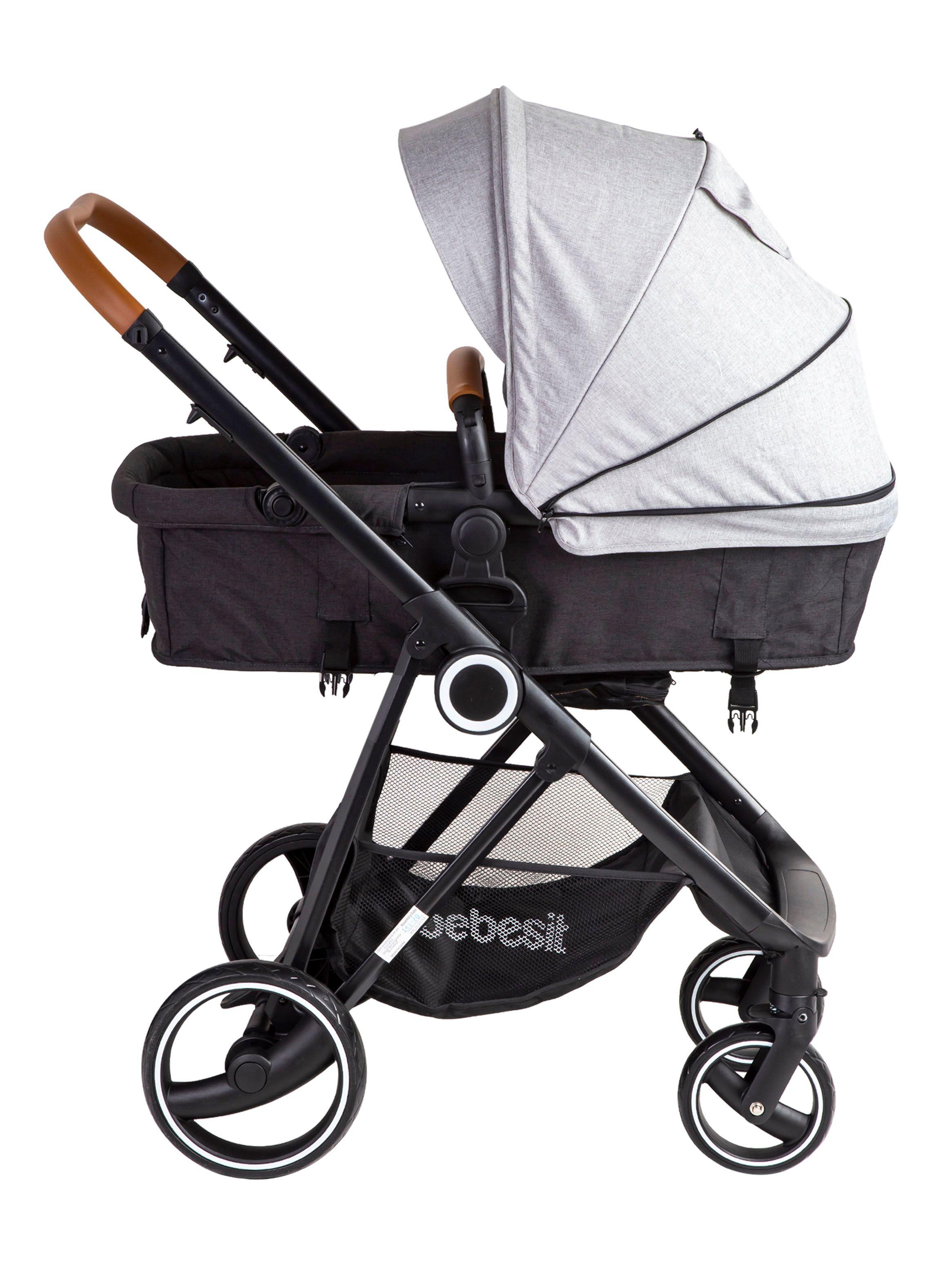 Coche Travel System Cosmos Gris Bebesit-4