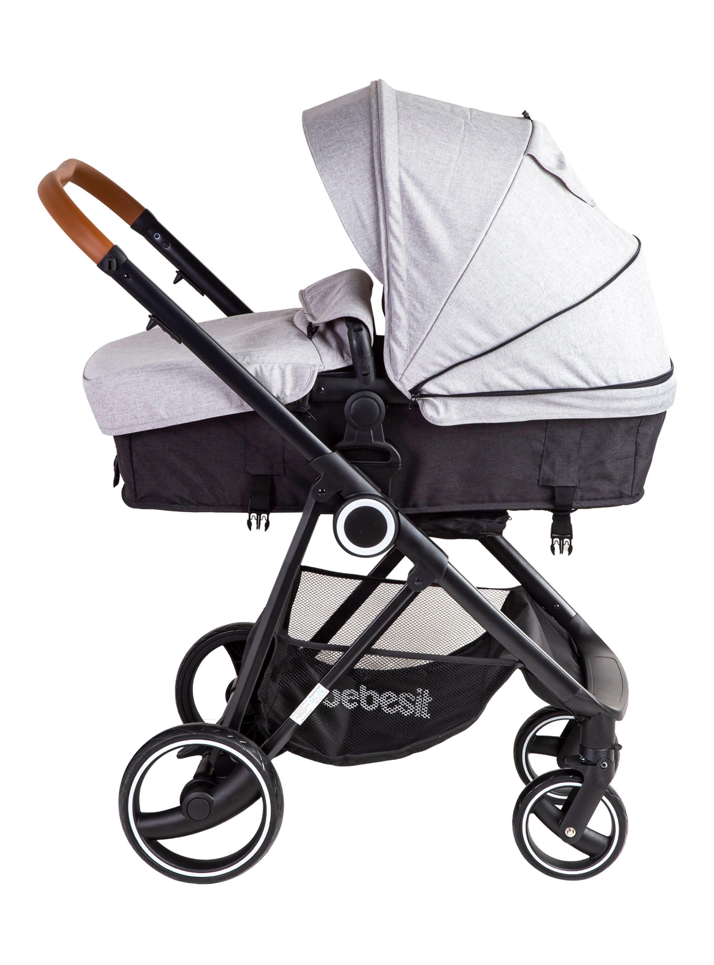 Coche Travel System Cosmos Gris Bebesit-5