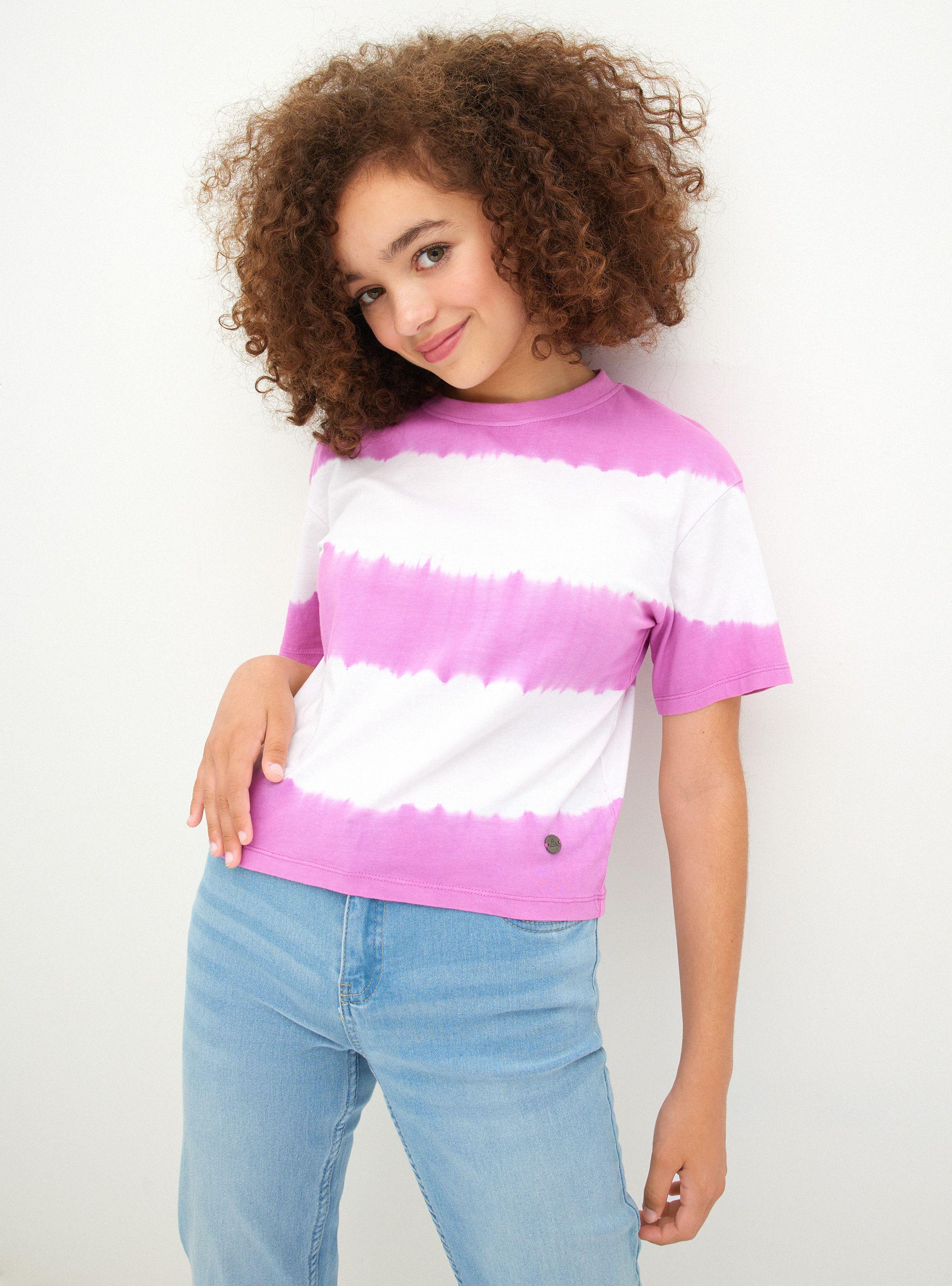 Polera Tie Dye Colaboración Cuello Redondo-0