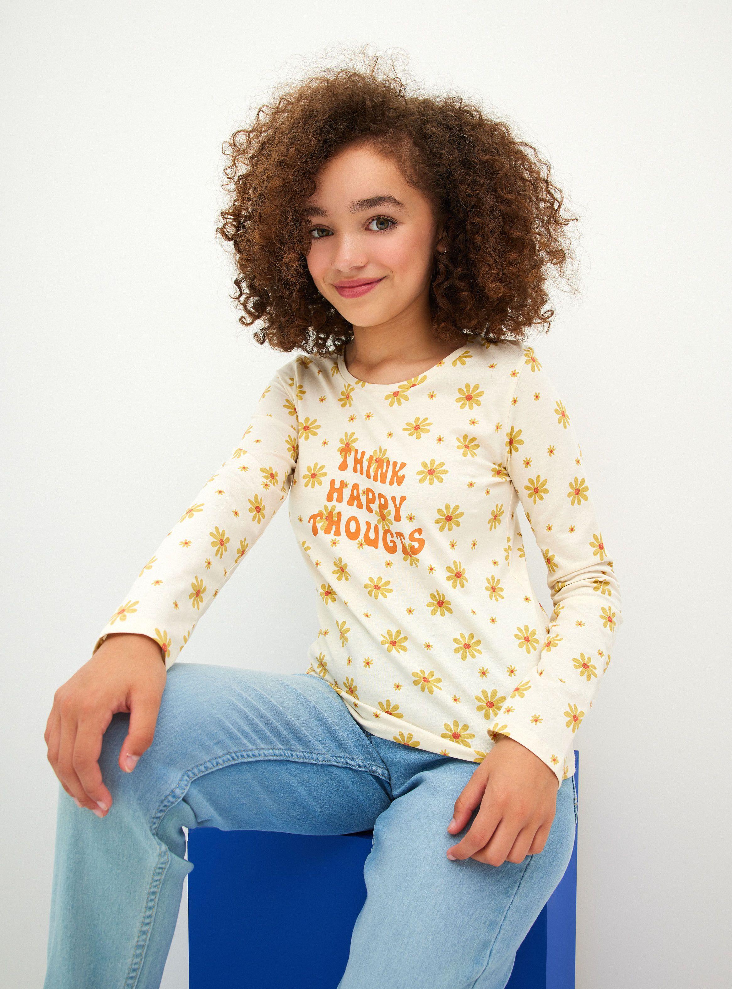 Polera Estampada Completa con Estampado Frontal-0