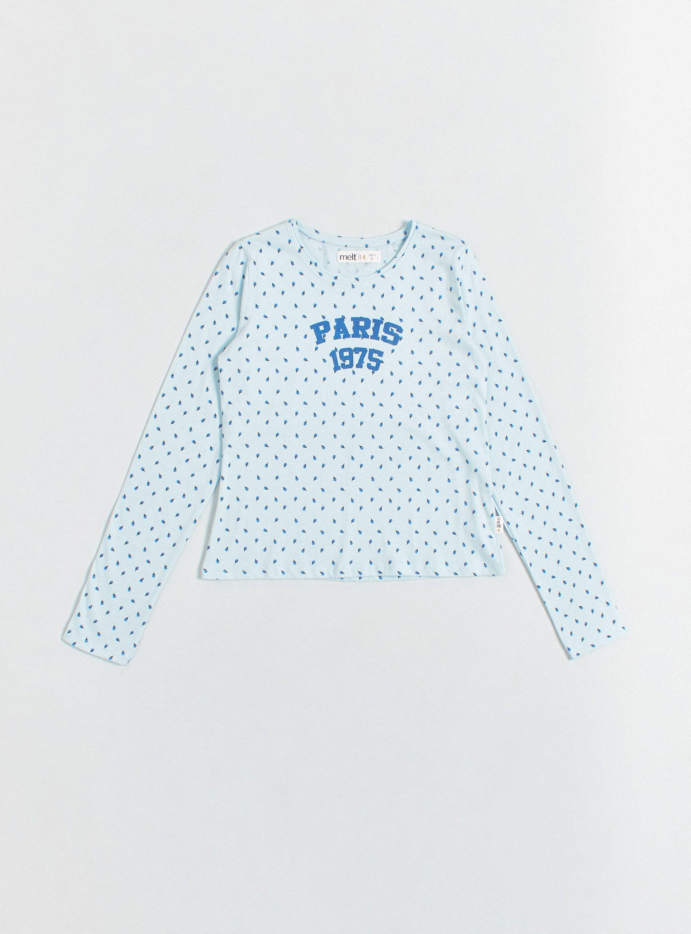 Polera Estampada Completa con Estampado Frontal-0