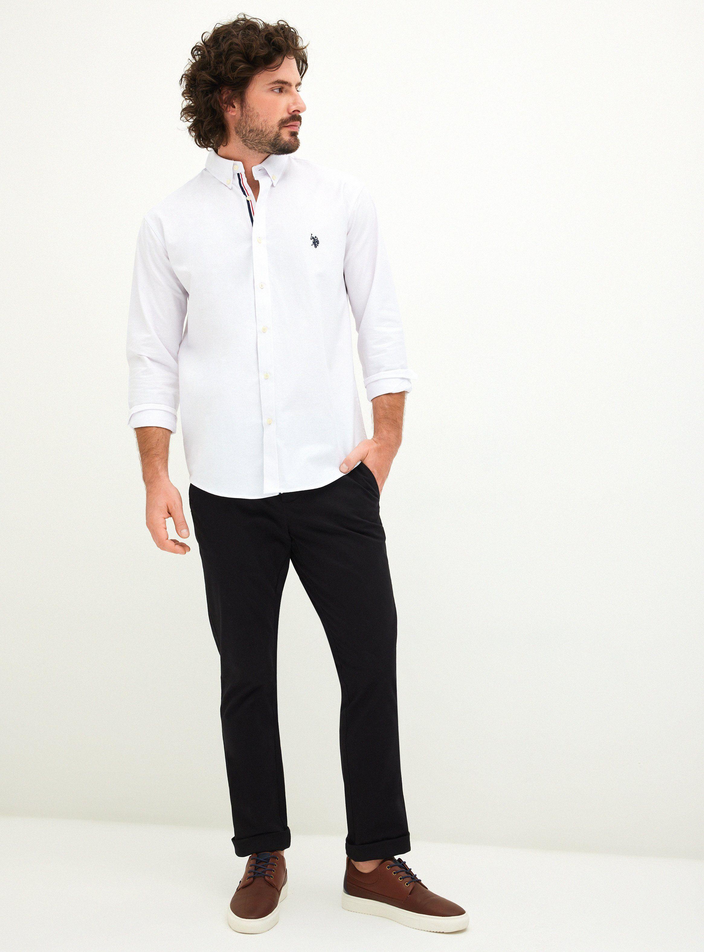 Pantalón Básico Chino Slim Fit-3