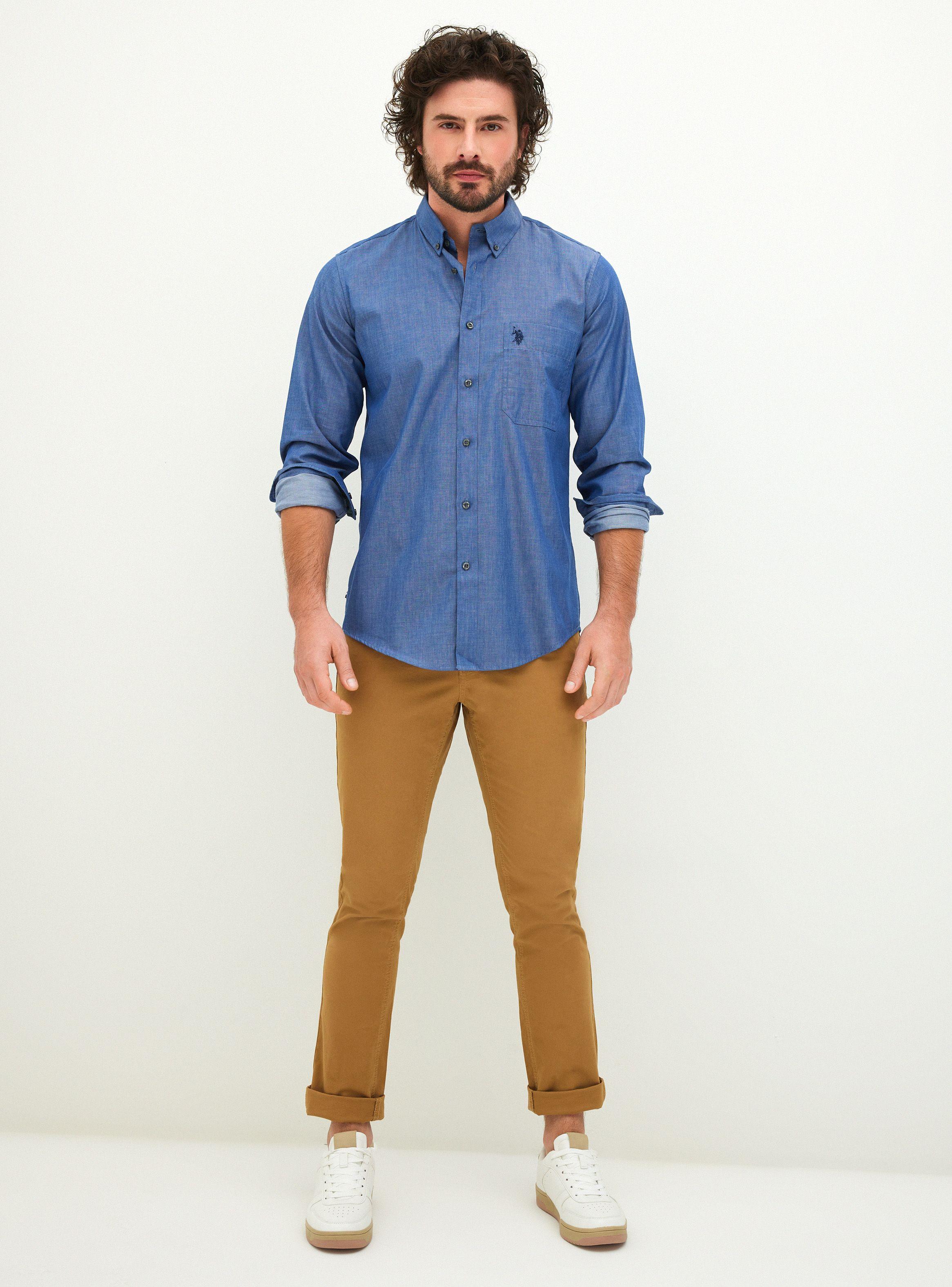 Pantalón Básico 5 Bolsillos Slim Fit-3
