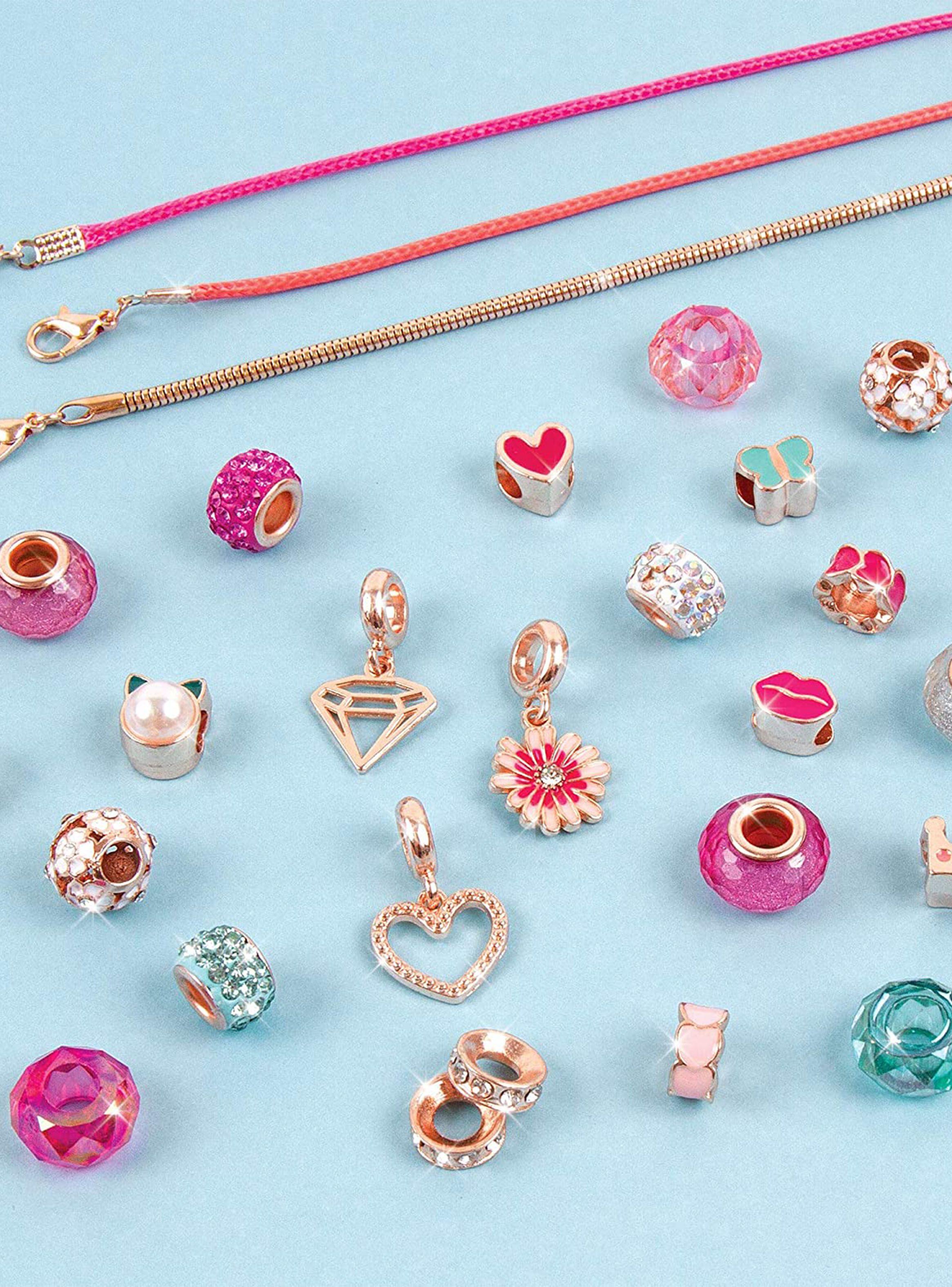 Crea Tus Pulceras Halo Charms Rosadas-2