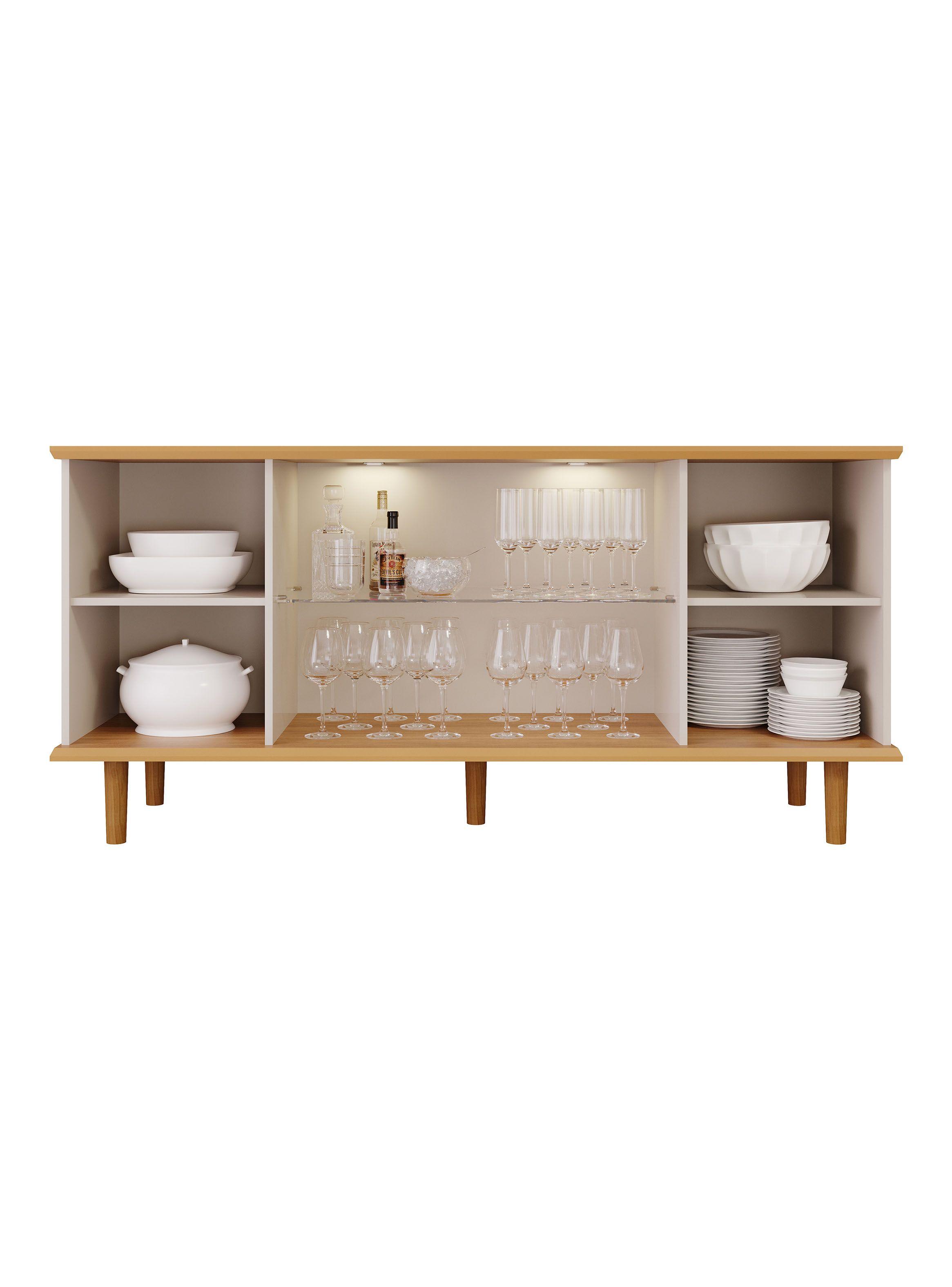 Buffet Janice Luz Led Off White Café-3