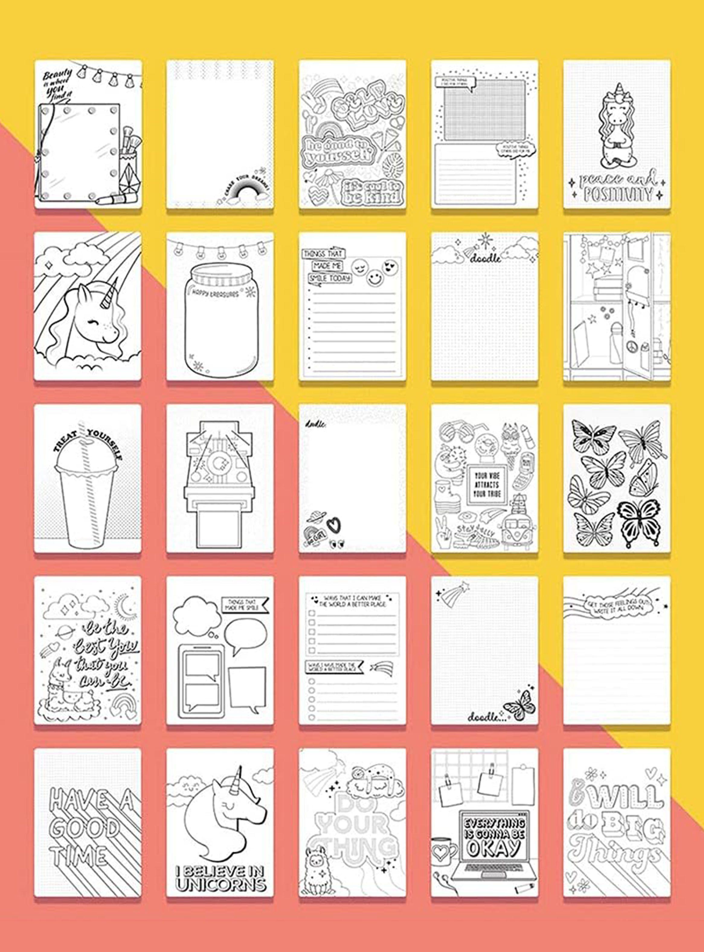 Libro Dibujos y Positividad Crayón Apilable-2